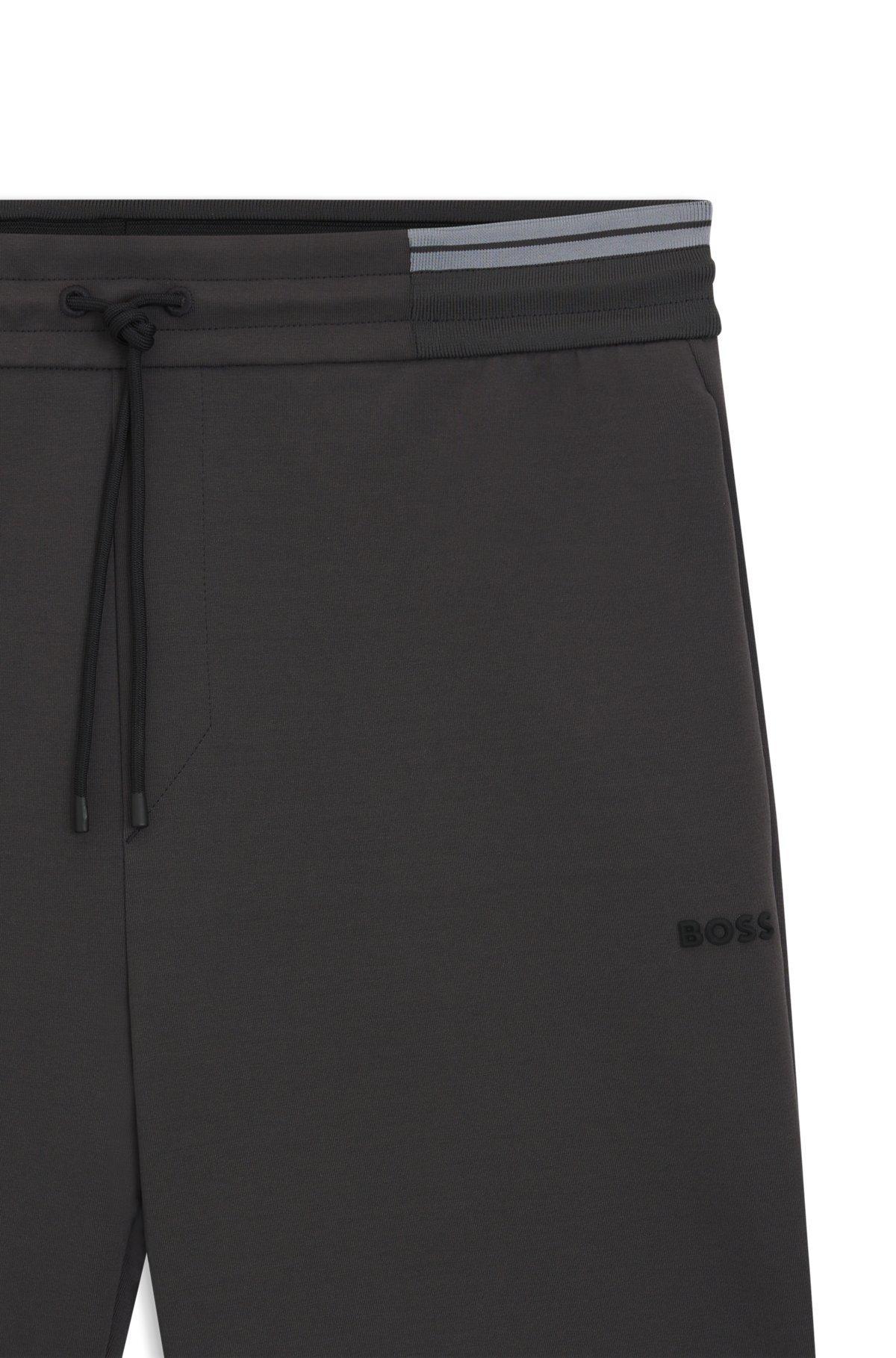 BOSS -  shorts with stripe details - Dark Grey Product Image