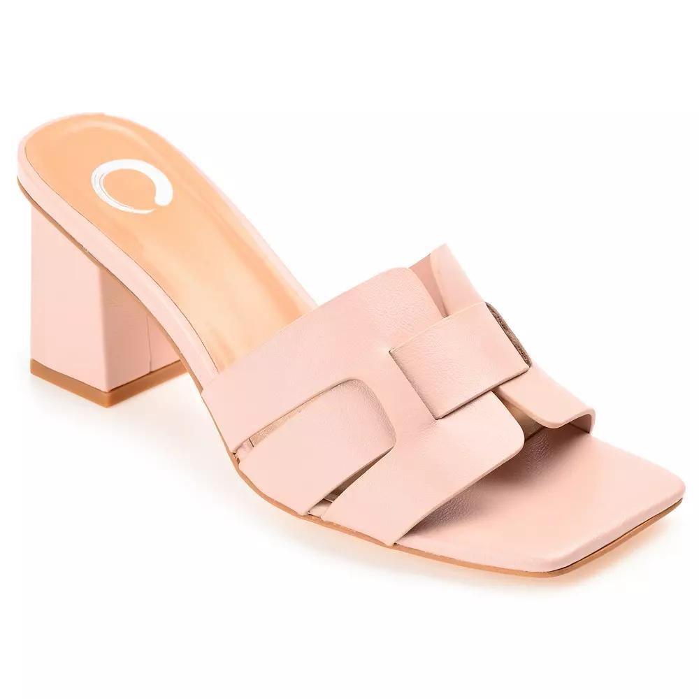 Journee Renatta Women's Block Heel Sandals,  Product Image