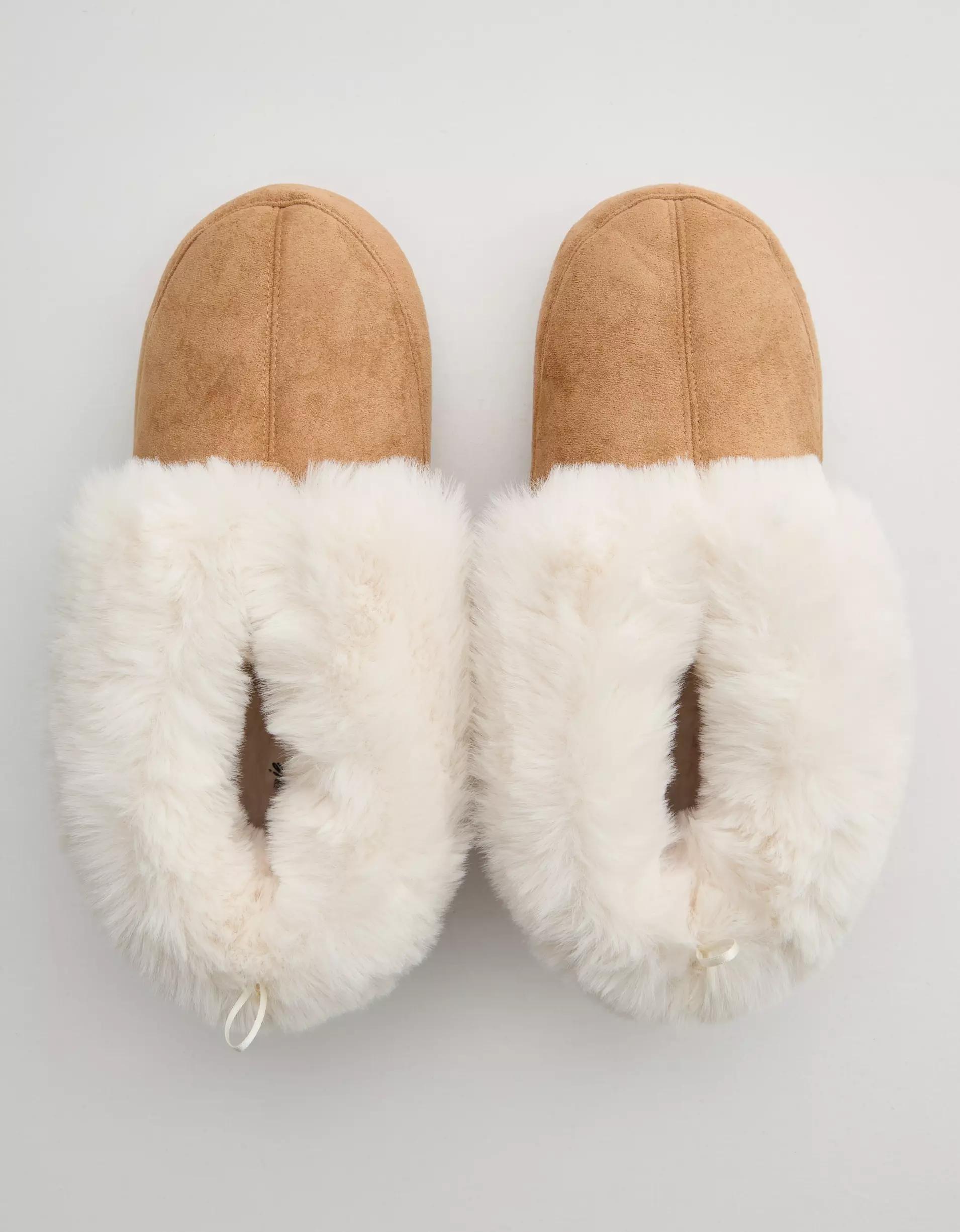 Aerie Foldover Cuff Slipper Booties Product Image