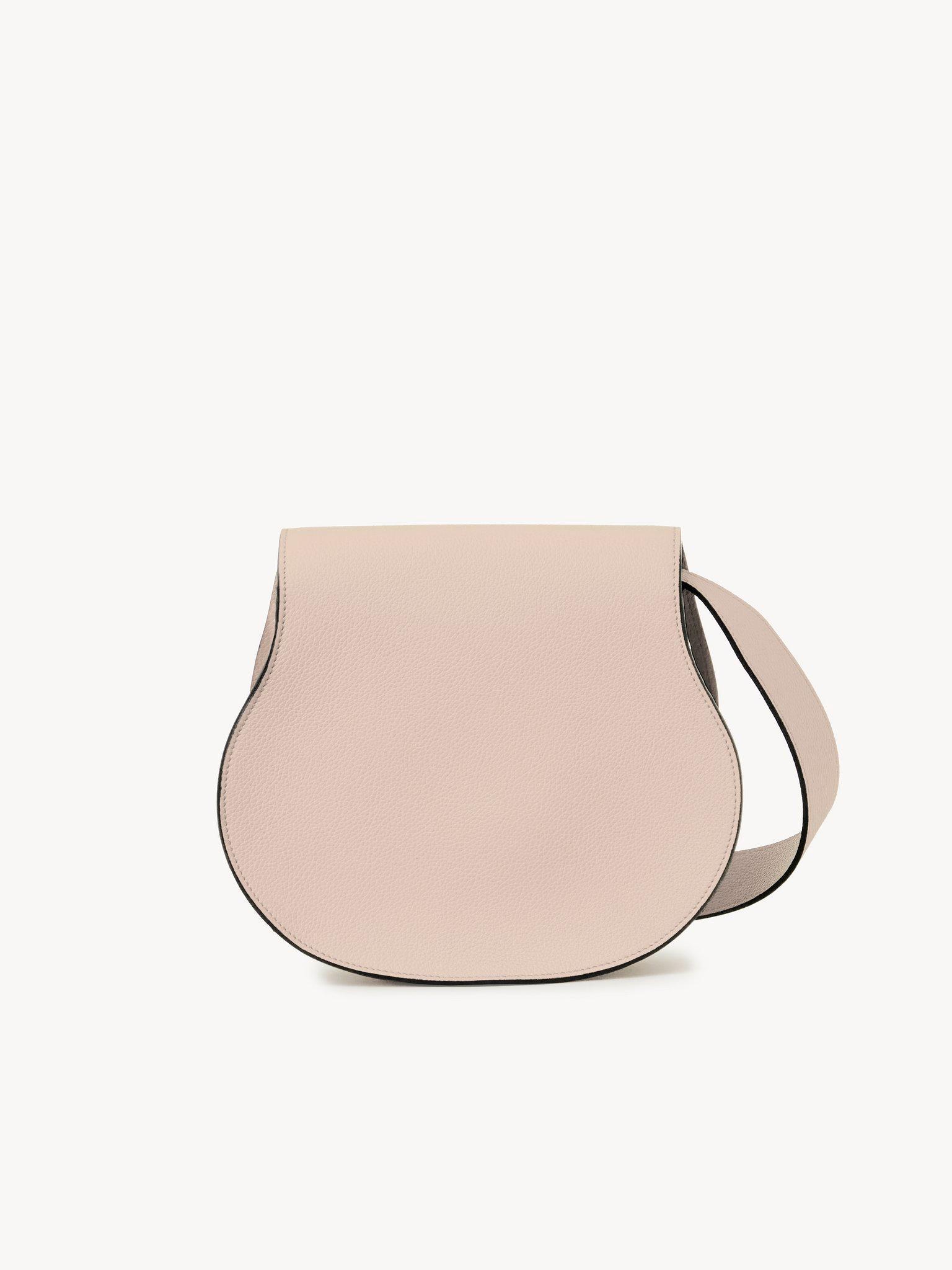 Marcie saddle bag in grained leather Product Image