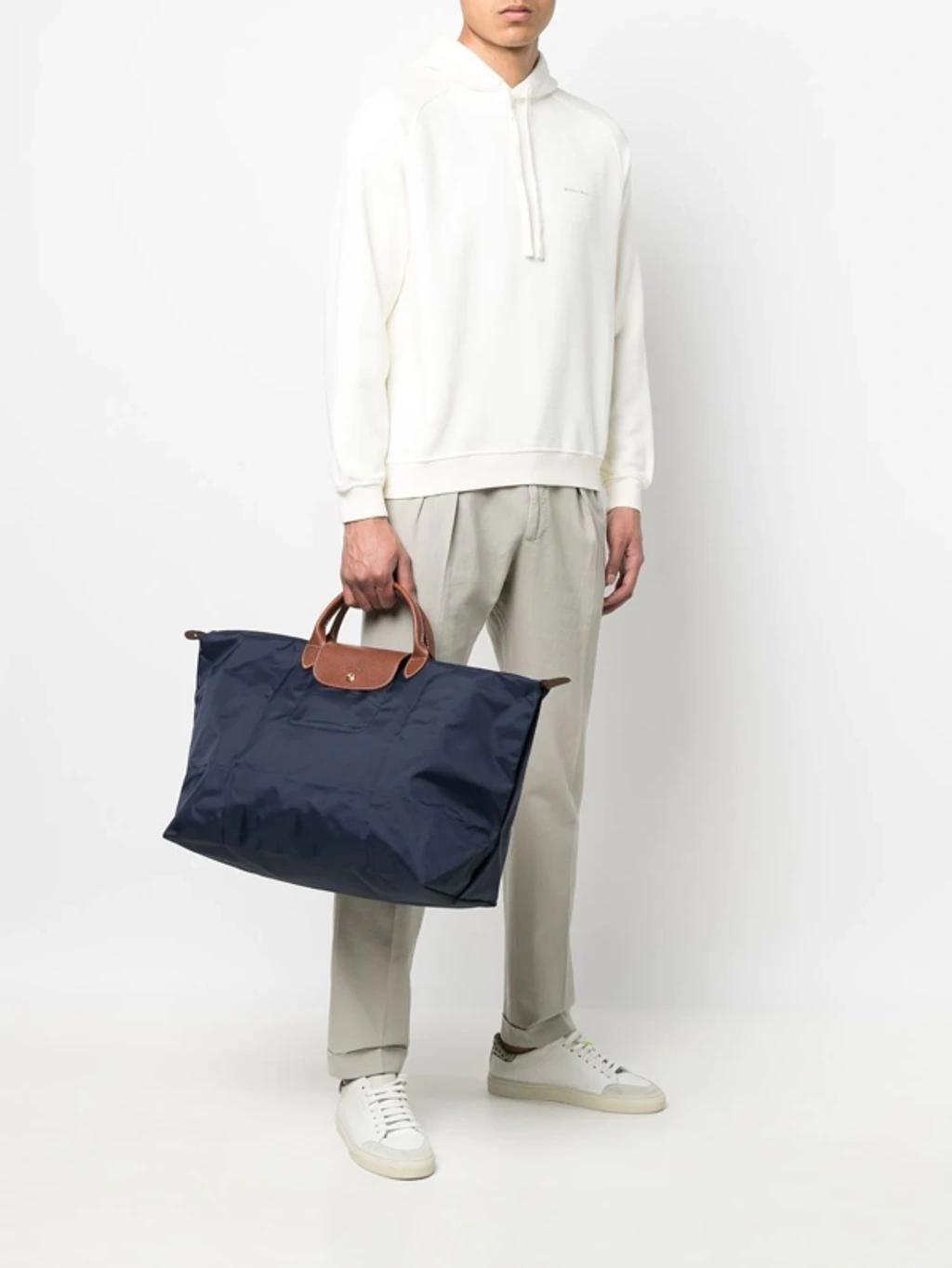 LONGCHAMP Le Pliage Holdall In Blue Product Image