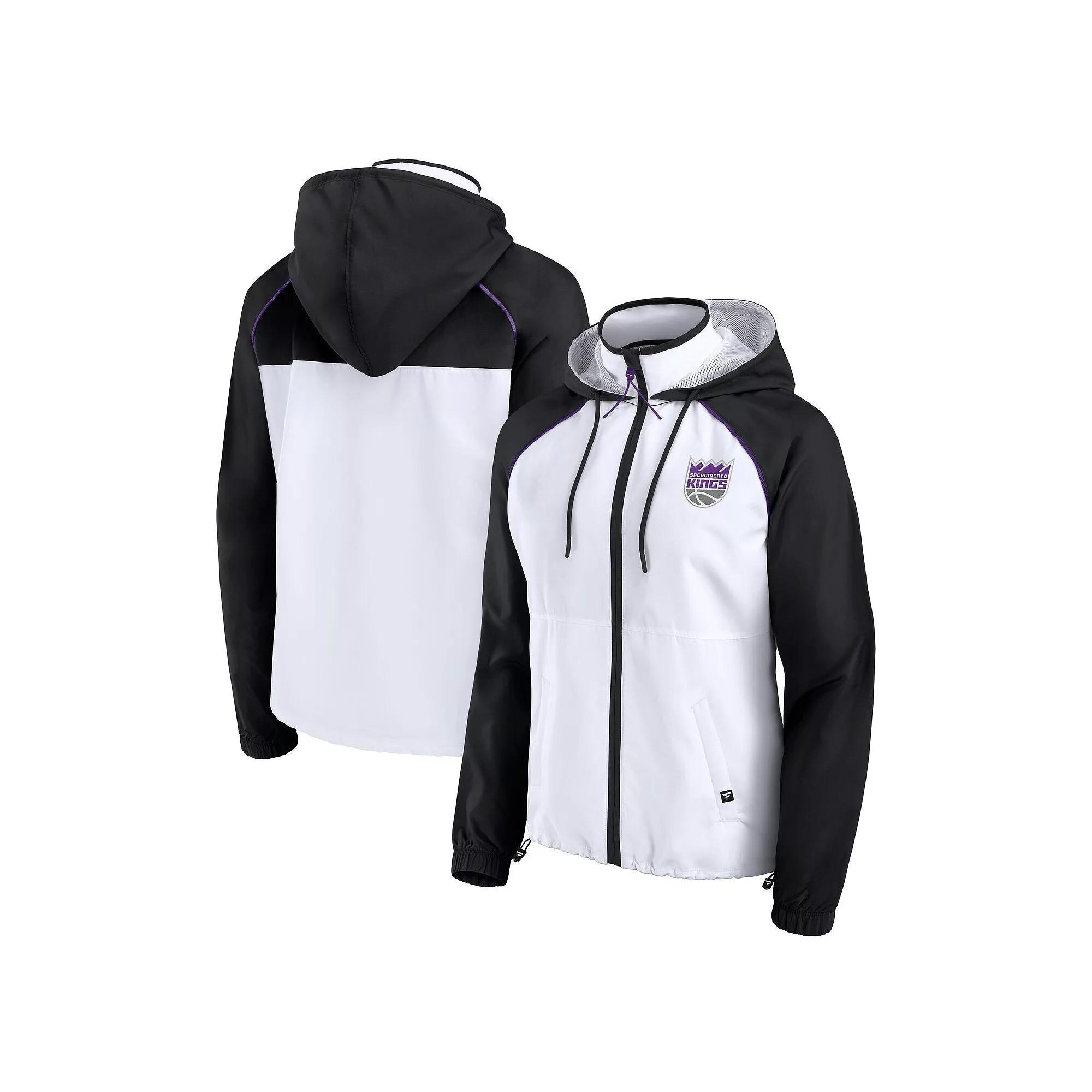 Women's Fanatics White New York Giants Full-Zip Anorak Hoodie Jacket, Size: 2XL Product Image