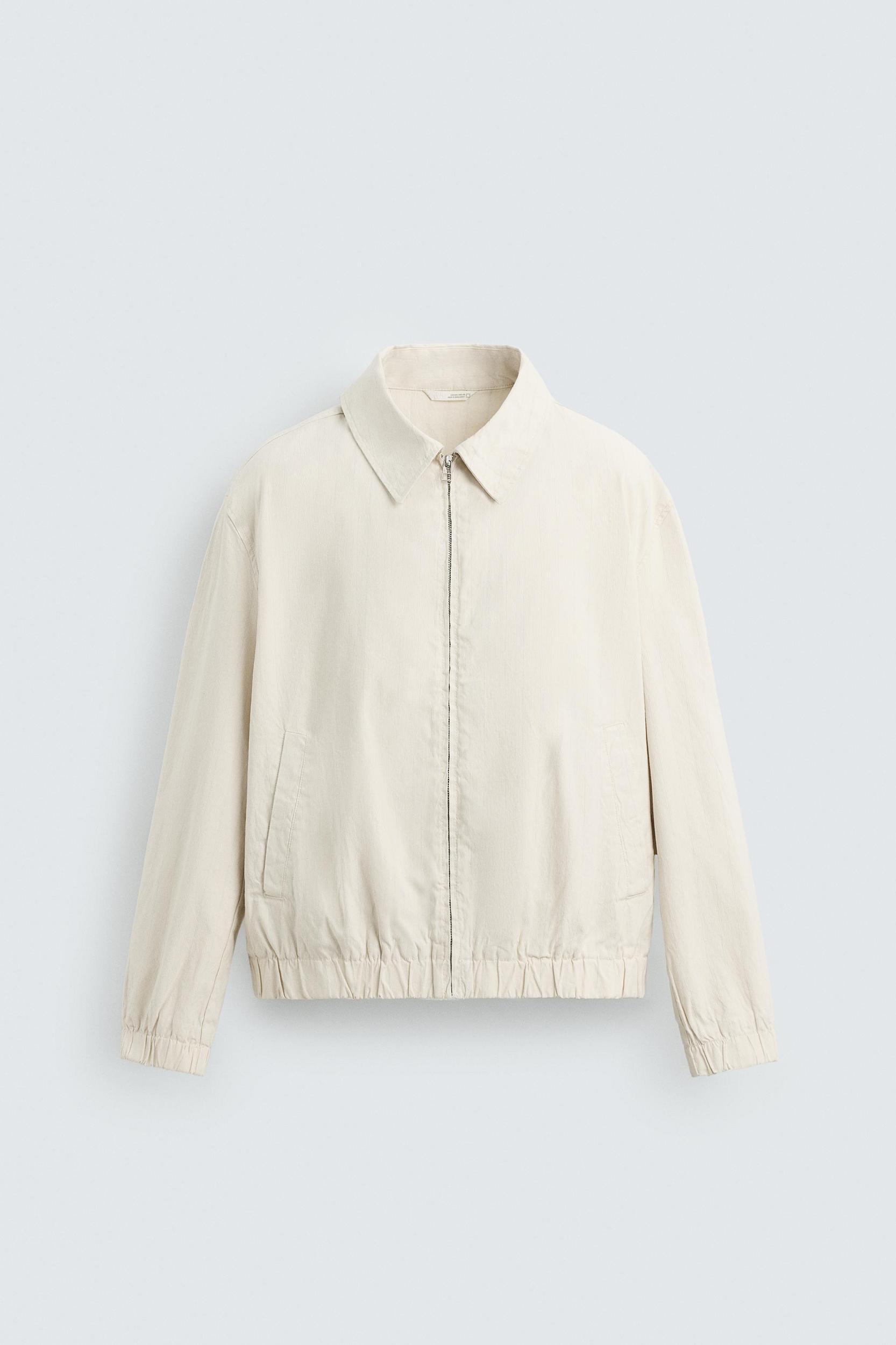 STRIPED TEXTURED JACKET Product Image