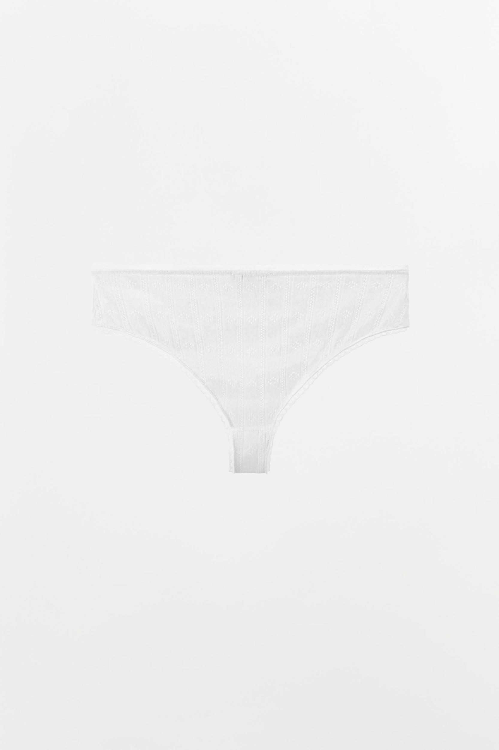 POINTELLE BOTTOMS WITH SATIN BOW Product Image