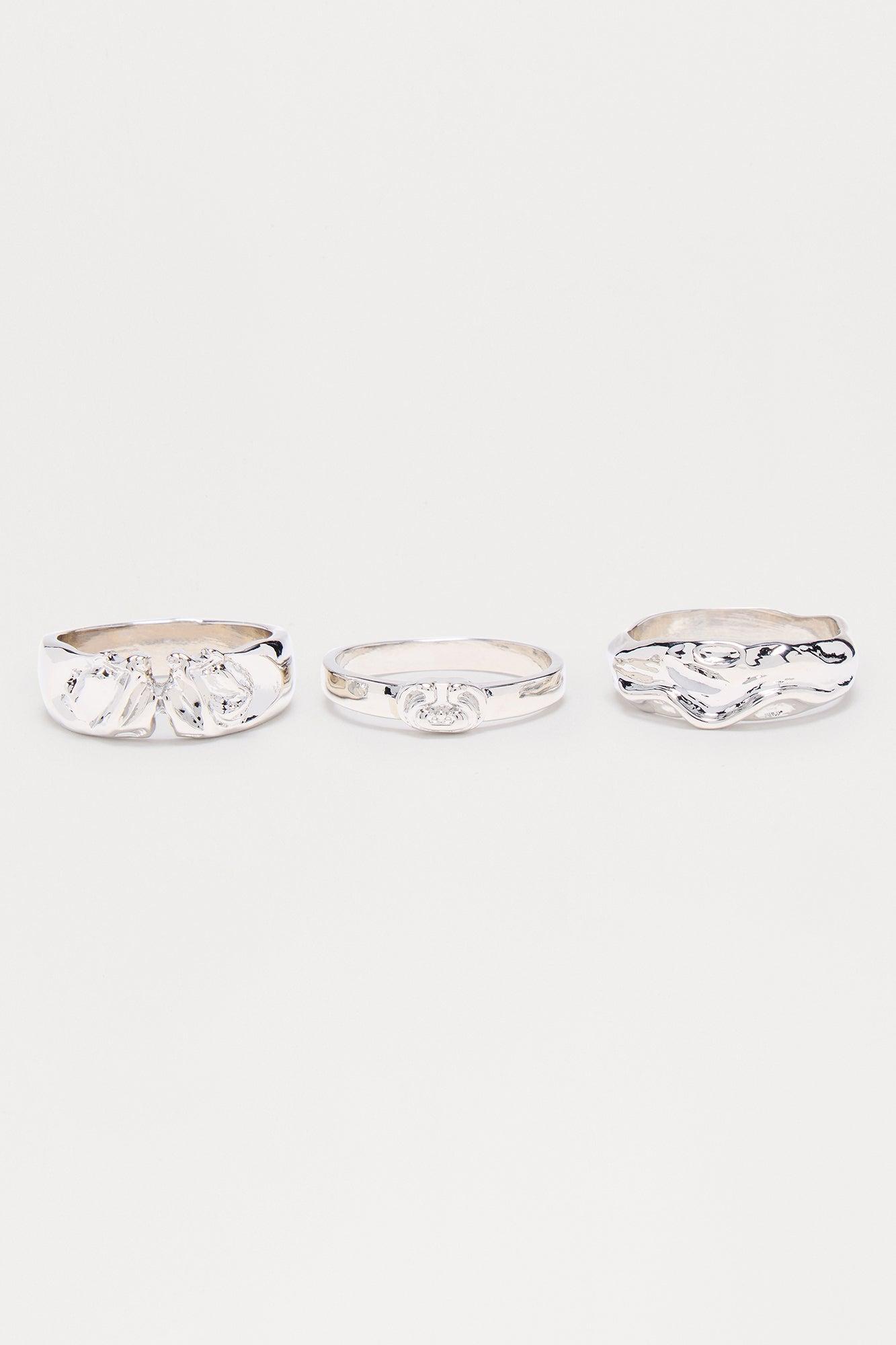 Dunbar Ring Set - Silver Product Image
