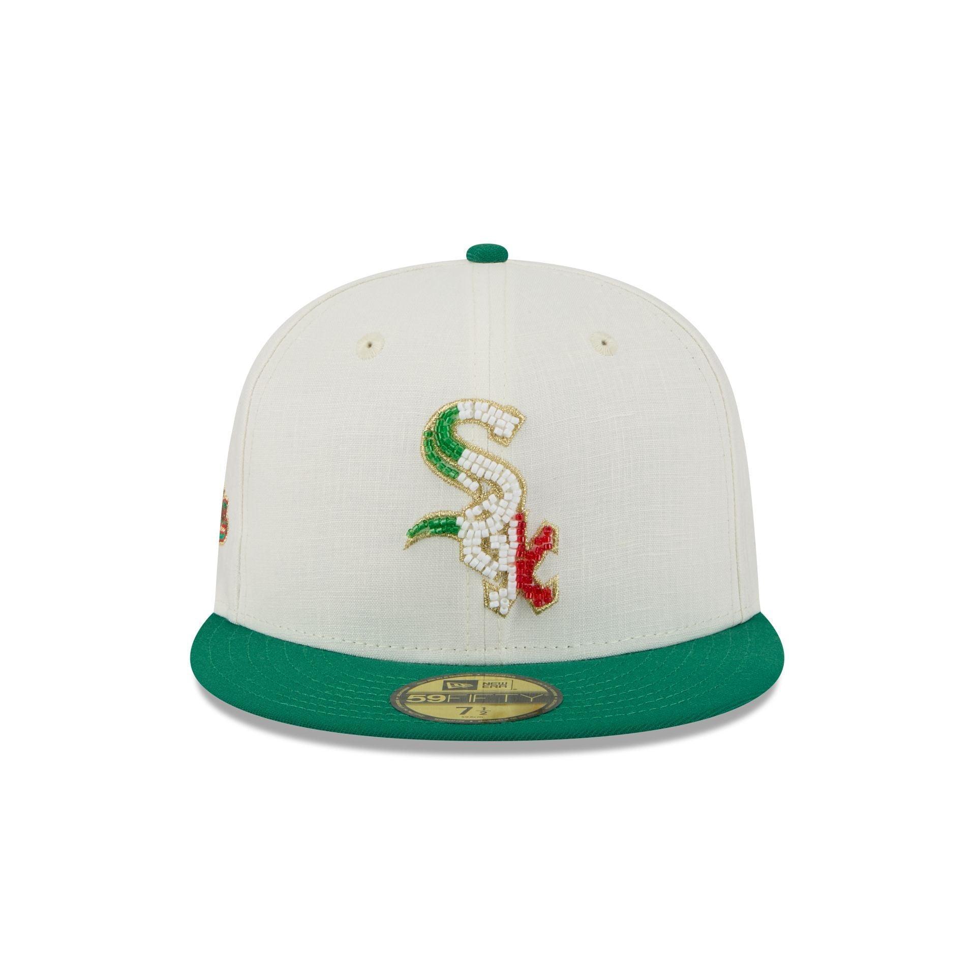 Chicago White Sox Beaded Linen 59FIFTY Fitted Hat Male Product Image