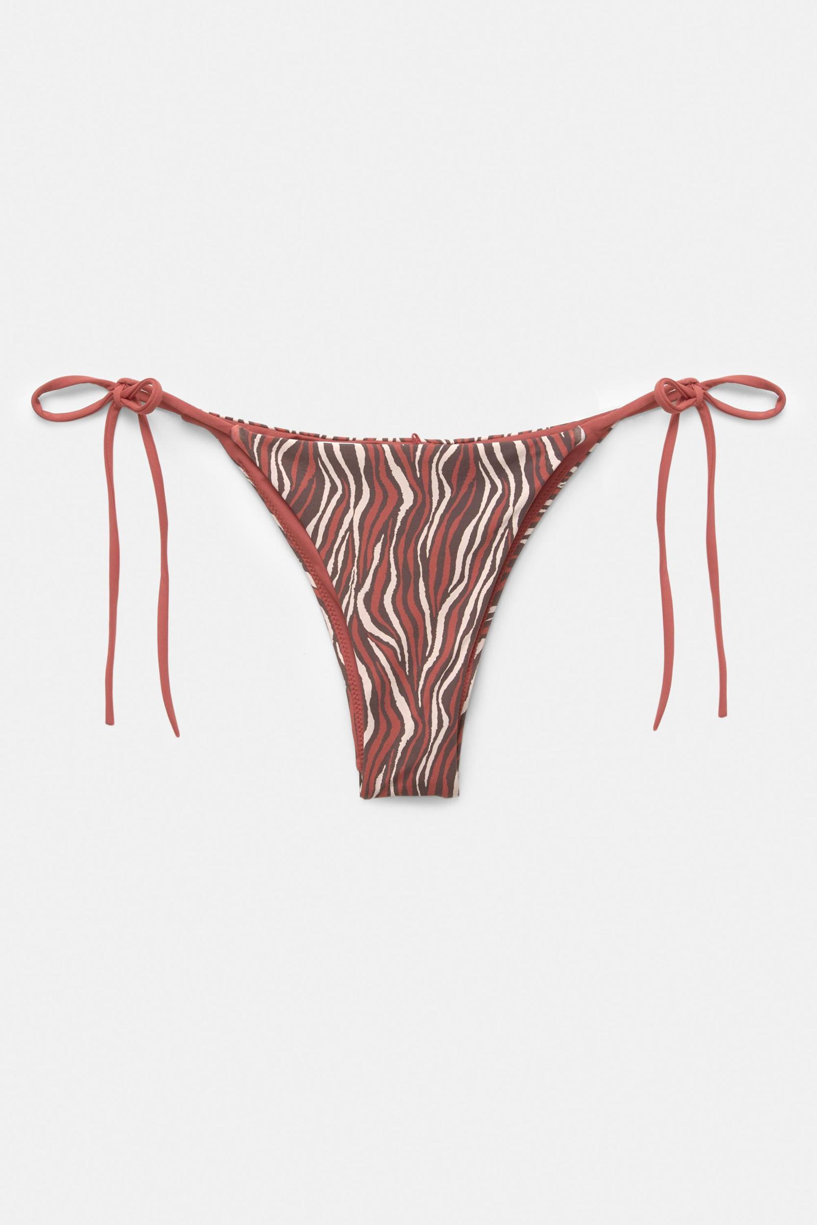 Zebra print bikini bottoms Product Image