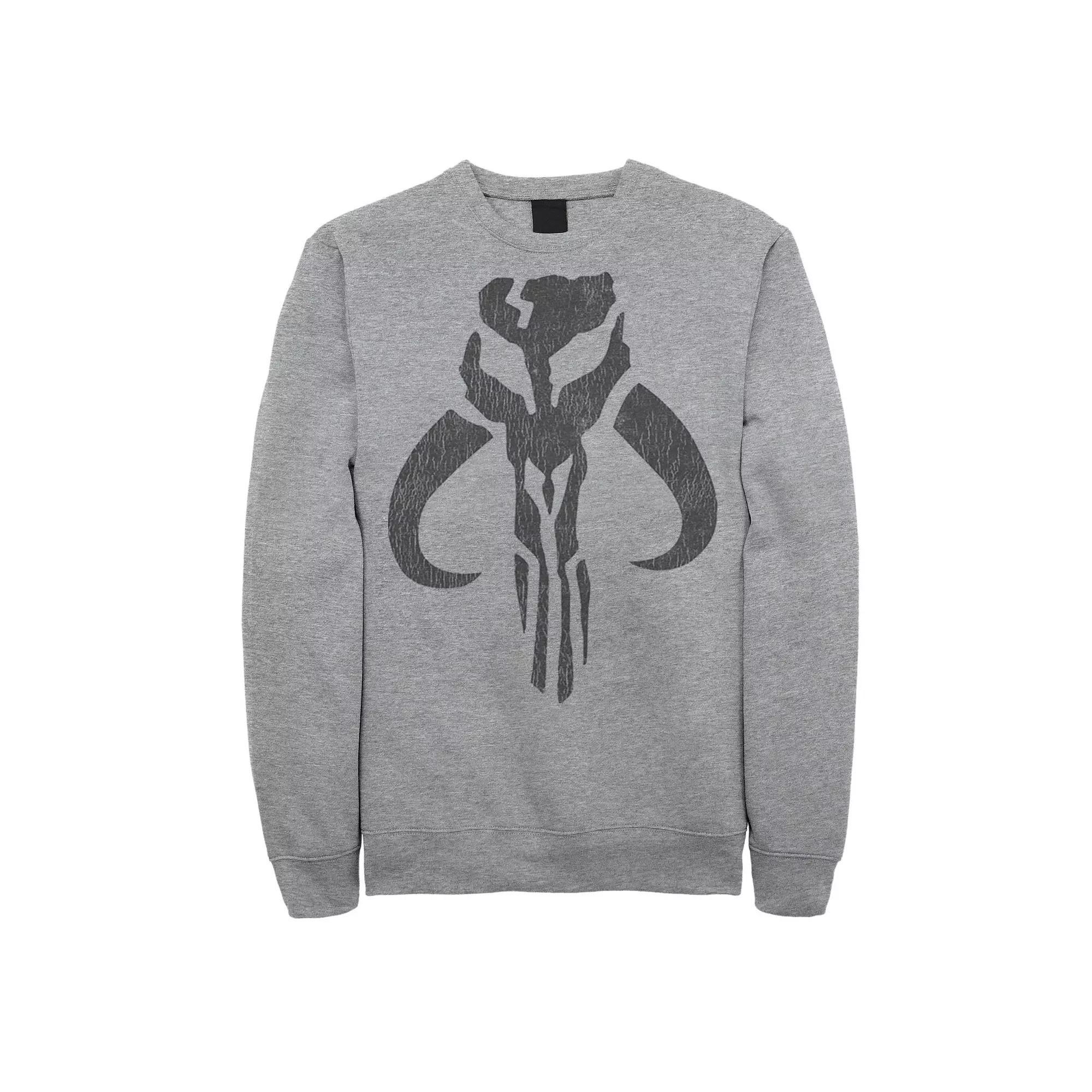 Big & Tall Star Wars Mandalorian Symbol Fleece Sweatshirt, Men's,  Product Image