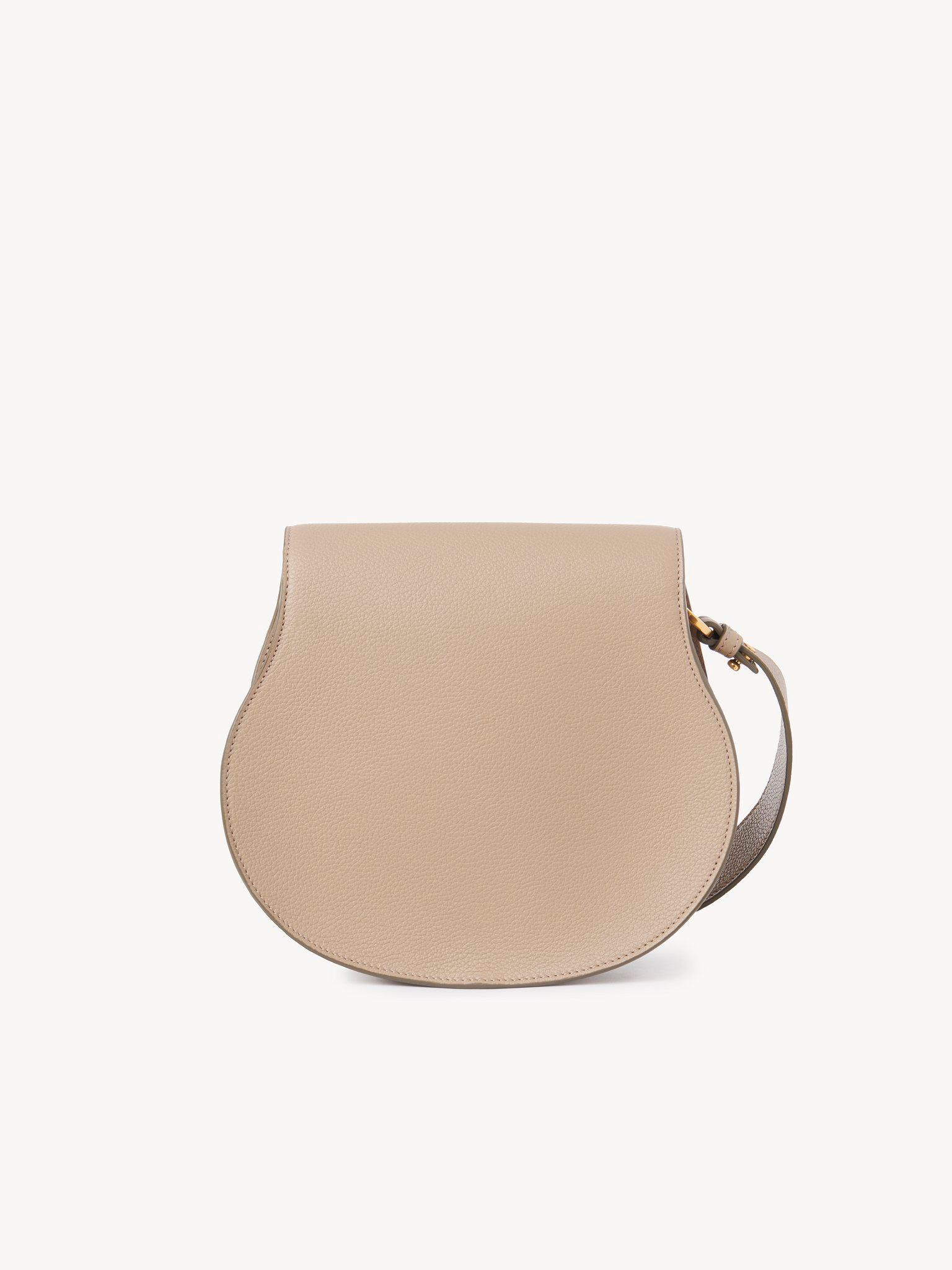 Marcie saddle bag in grained leather Product Image