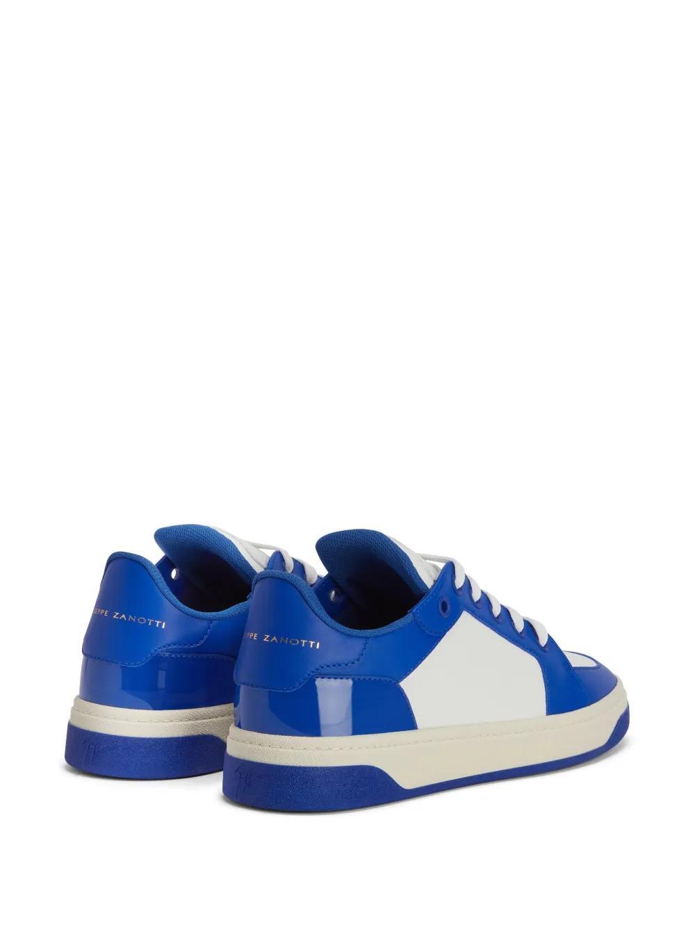 Gz94 colour-block leather sneakers Product Image