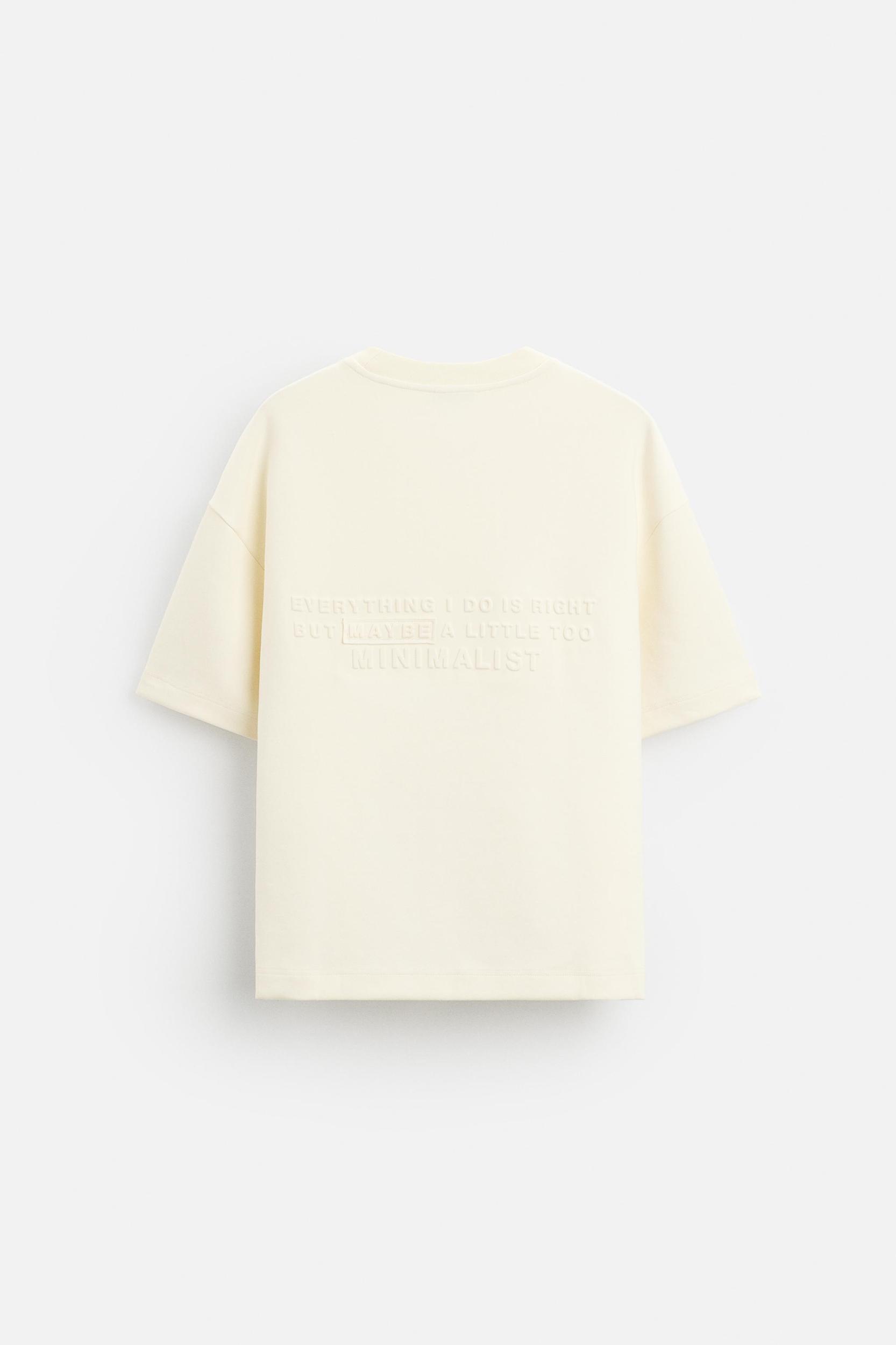 EMBOSSED PRINT T-SHIRT Product Image