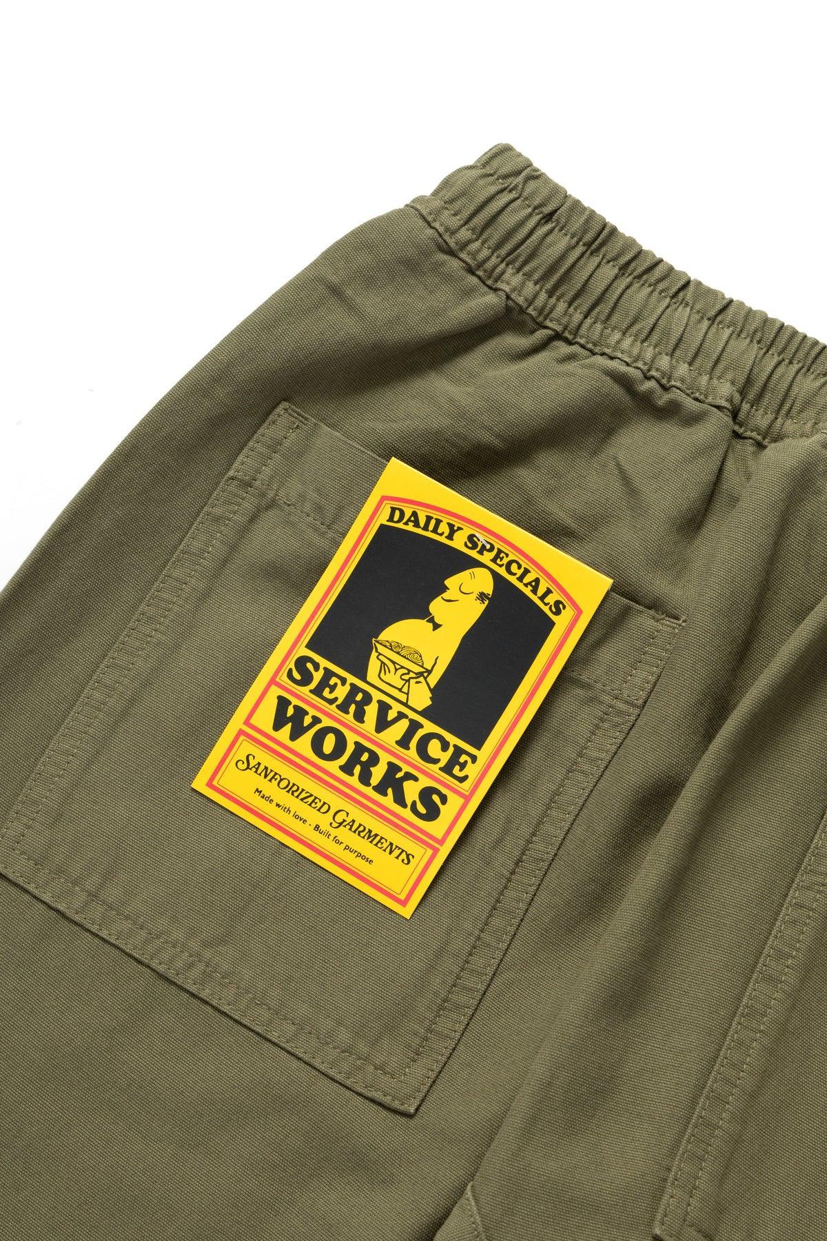 Service Works - Classic Chef Pants - Olive Product Image