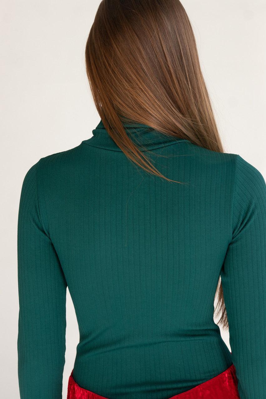 Seamless Ribbed Turtleneck Product Image