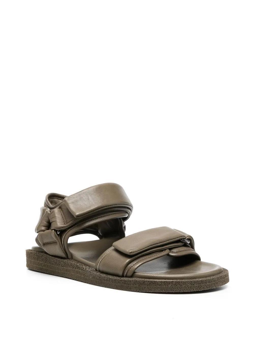 OFFICINE CREATIVE 30mm Touch-strap Open-toe Sandals In Green Product Image