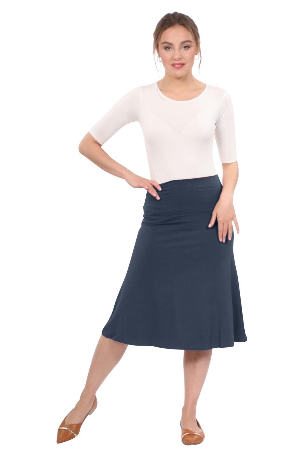 Knee Length A-Line Skirt for Women Product Image
