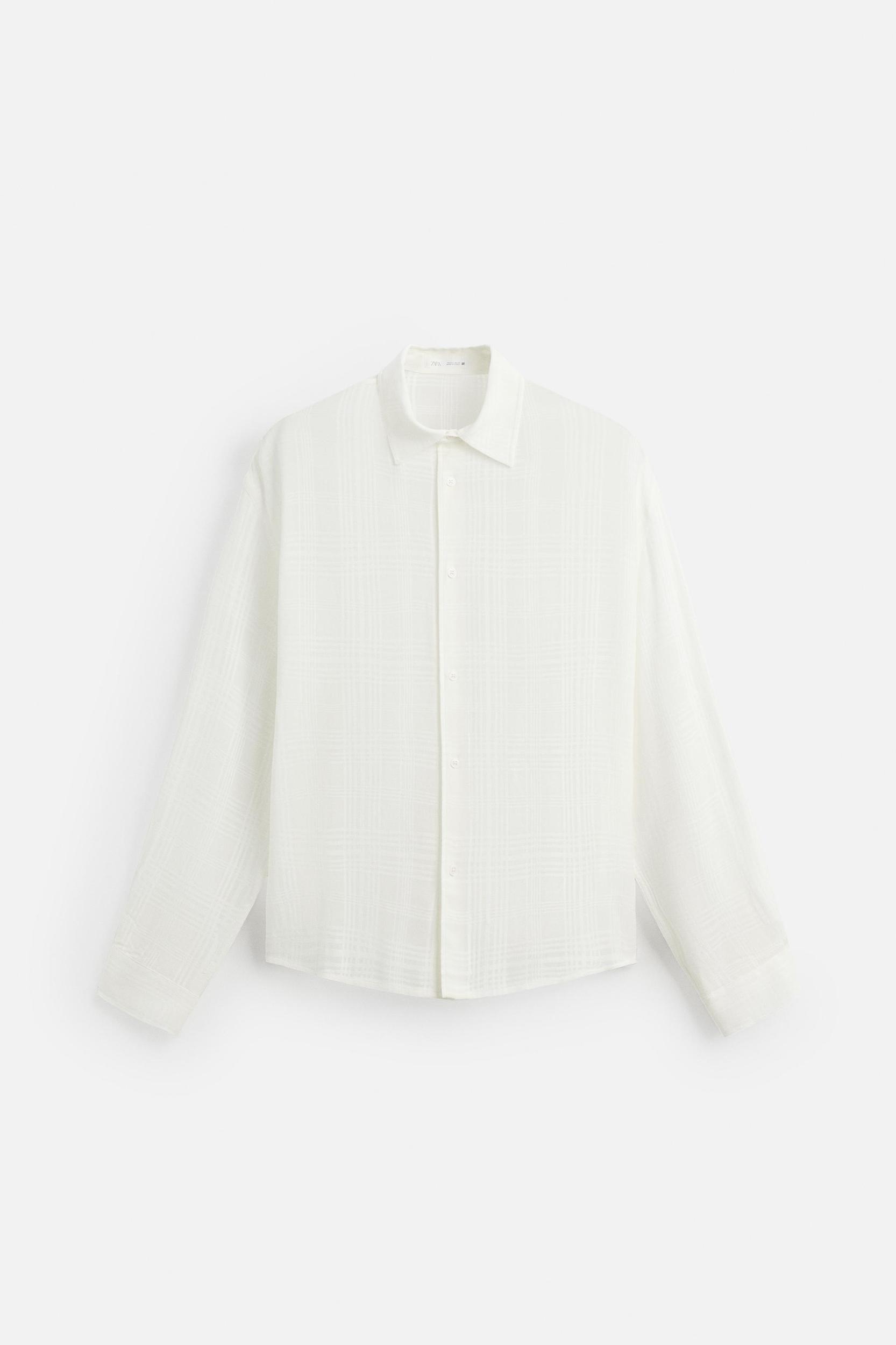 CHECKERED JACQUARD SHIRT Product Image