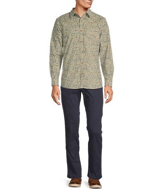 Rowm The Nomad Long Sleeve Woodland Print Washed Corduroy Shirt Product Image