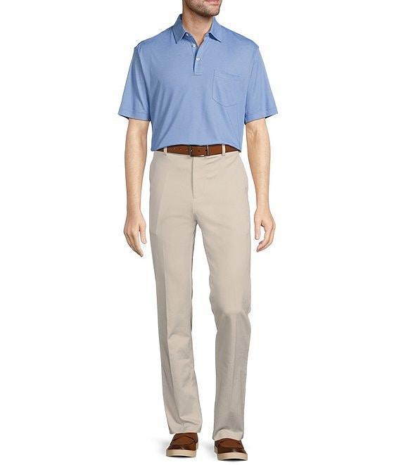 Roundtree & Yorke TravelSmart Ultimate Performance Slim Fit Flat Front Non-Iron Chino Pants Product Image