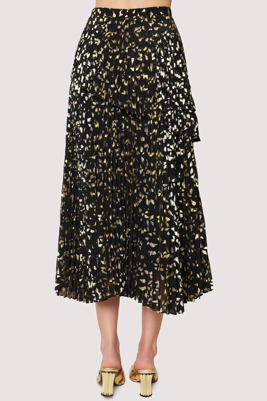 All That Glitters Midi Skirt Product Image