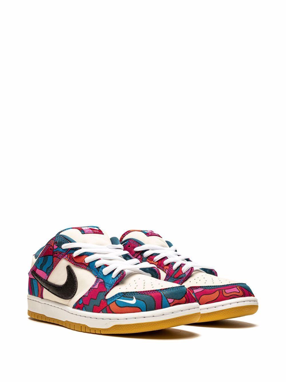 X Parra Dunk Low Sb Sneakers In White Product Image