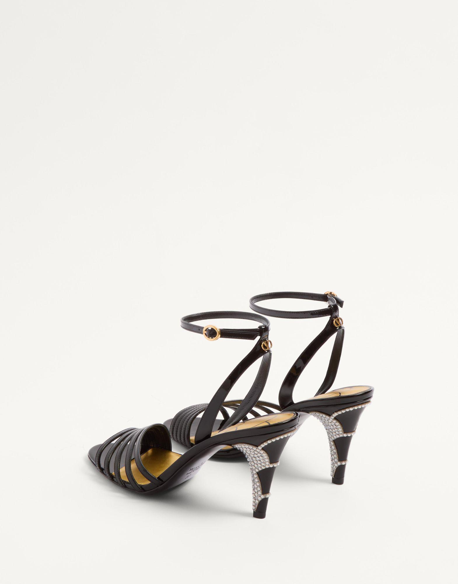 Ladycrush Patent Leather Sandal With Crystals 85Mm Product Image