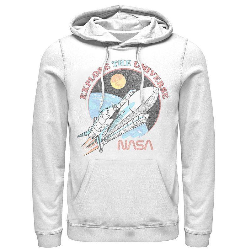 Mens NASA Explore The Universe Circle Portrait Hoodie Product Image