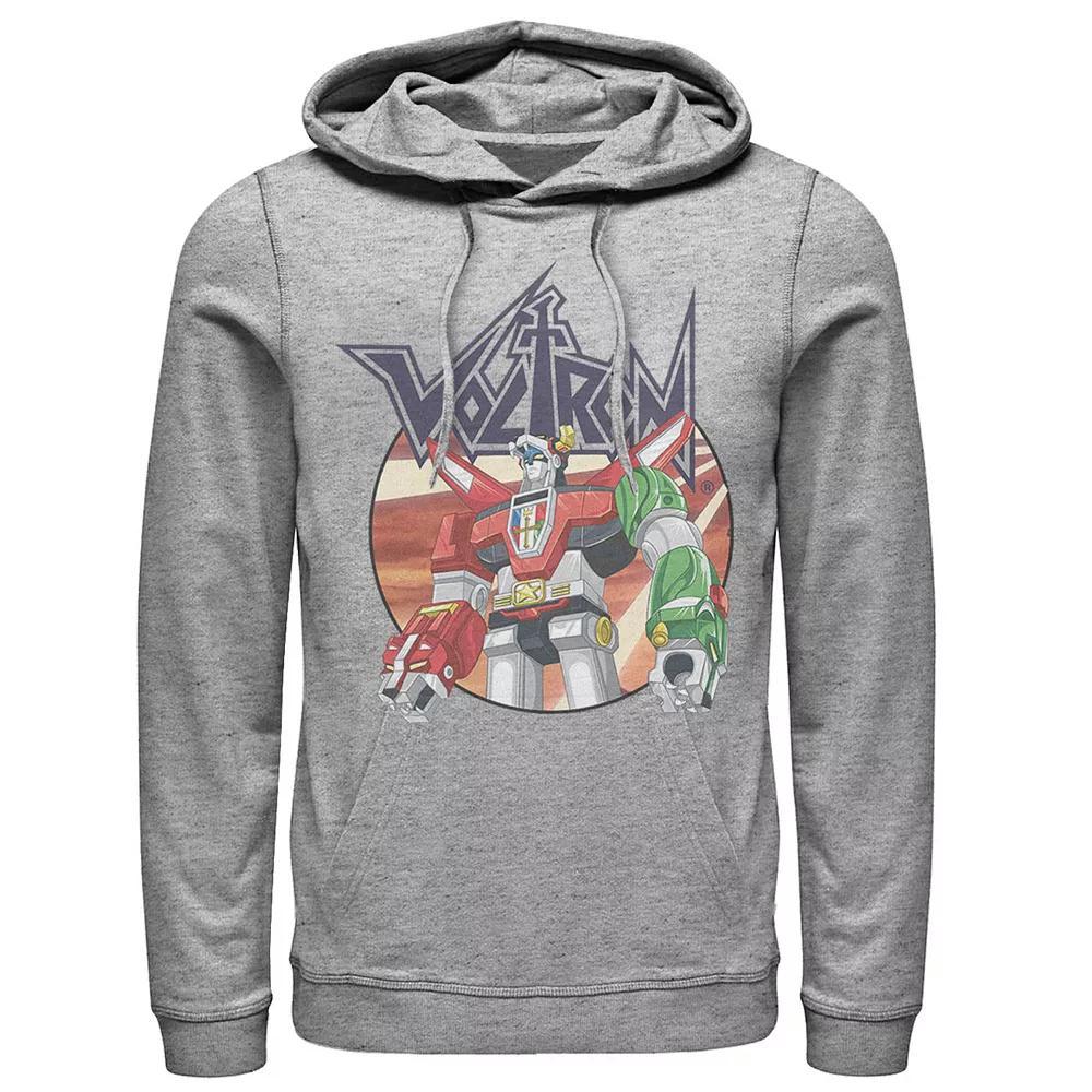 Men's Voltron: Classic Action Stance Hoodie, Size: 3XL, Athletic Grey Product Image