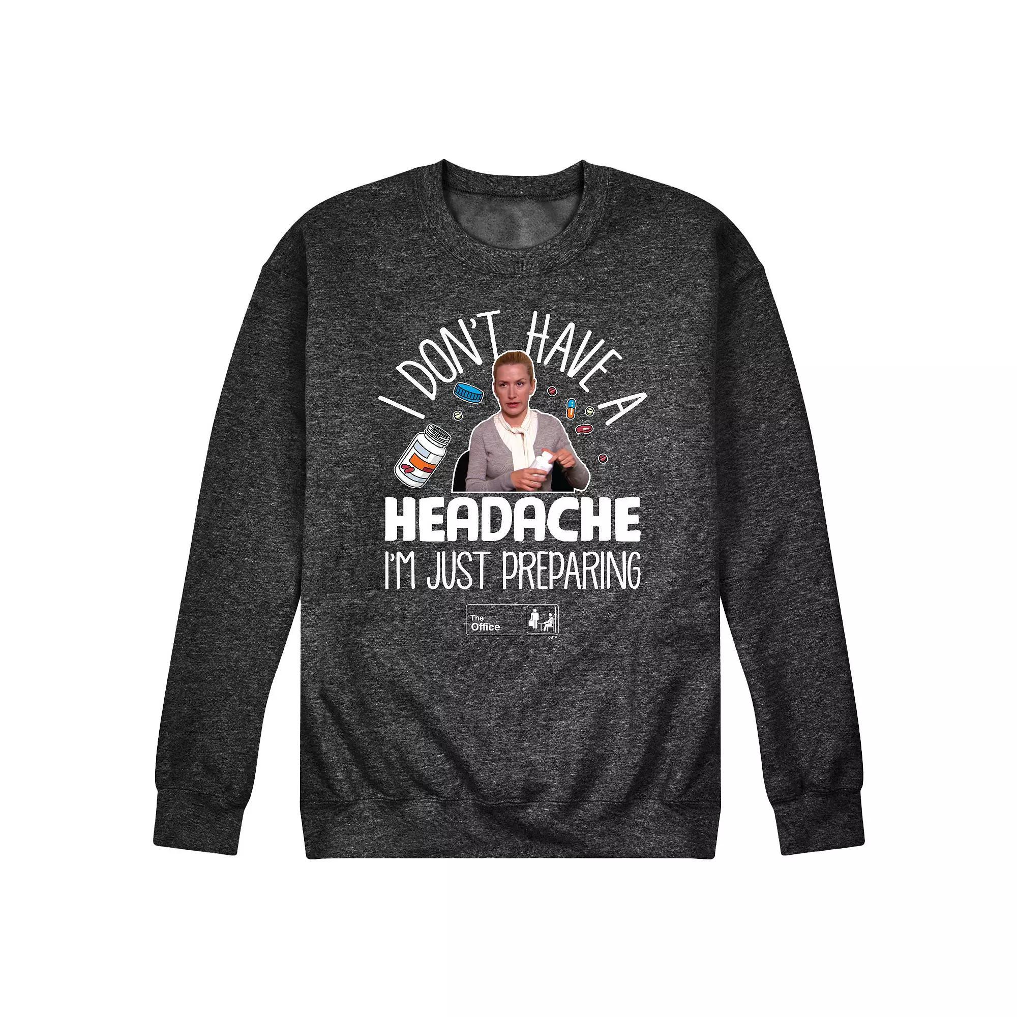 Men's The Office Headache Sweatshirt,  Product Image