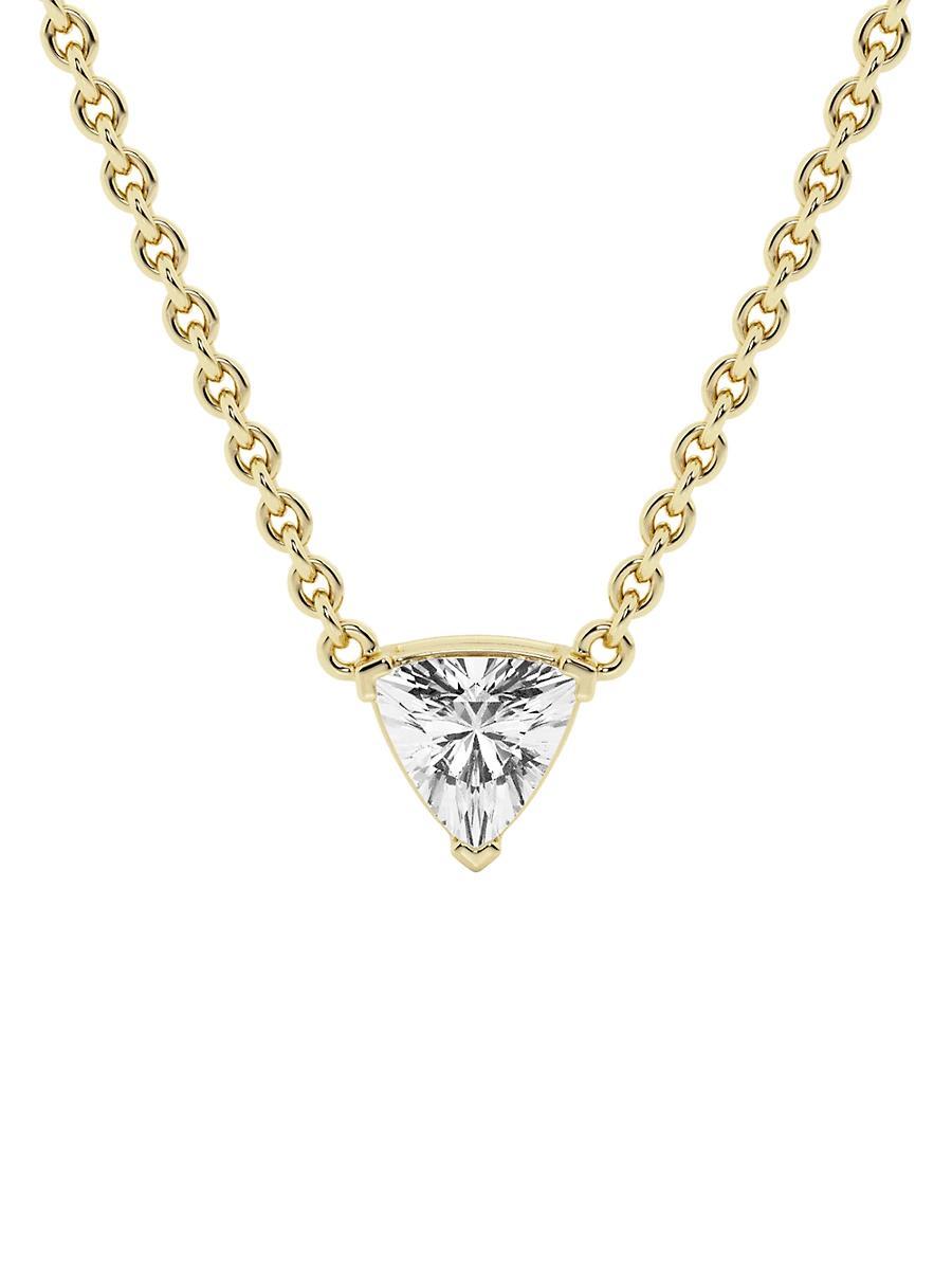 Womens Ethereal 14K Yellow Gold & 0.50 TCW Lab-Grown Diamond Pendant Necklace Product Image