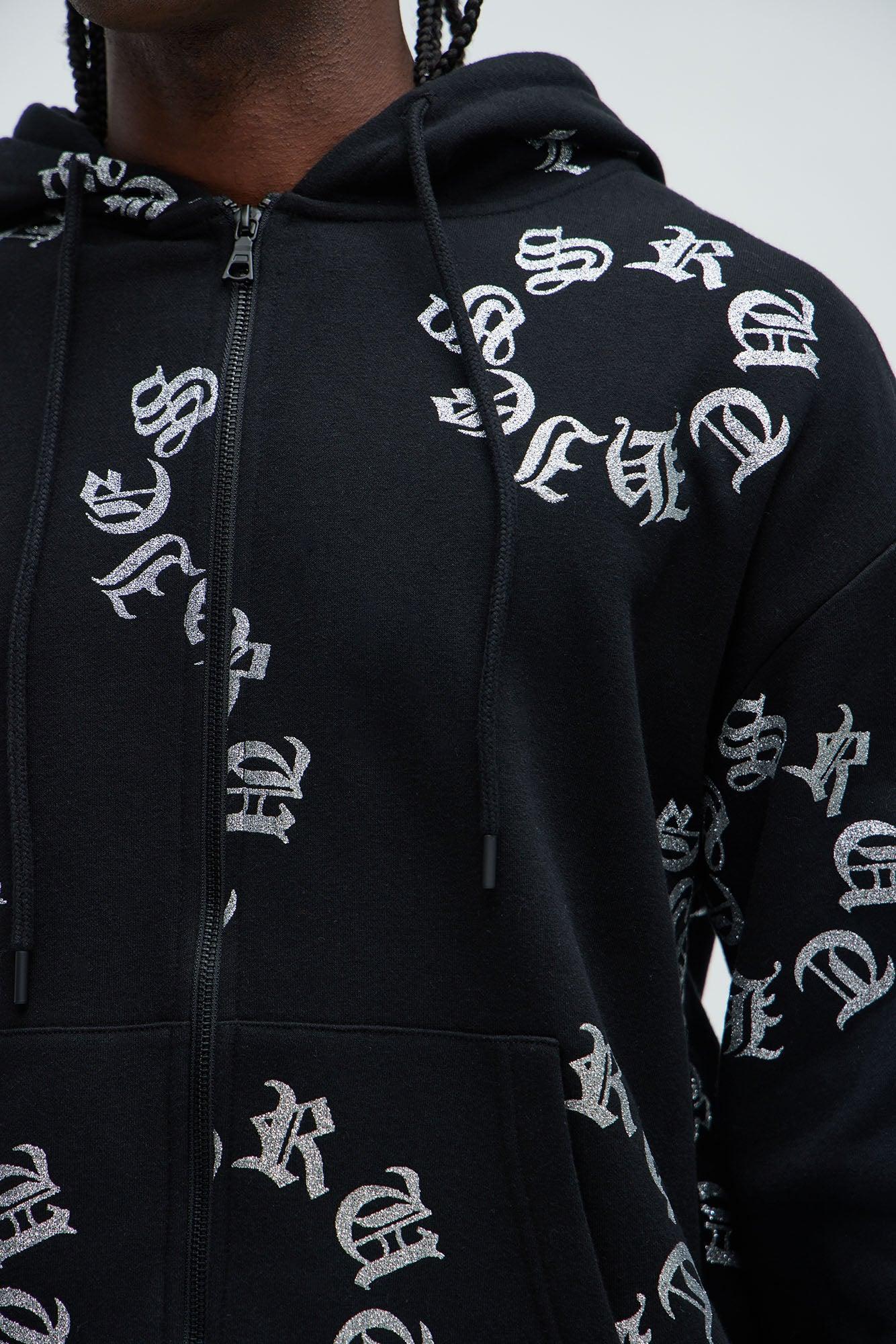 Tyson Bling My Line Zip Up Hoodie - Black Product Image