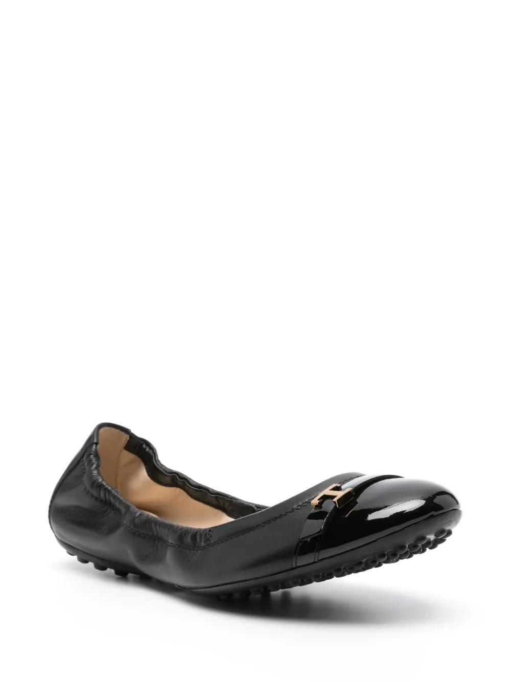 TOD'S Gommino Ballet Pumps In Black Product Image