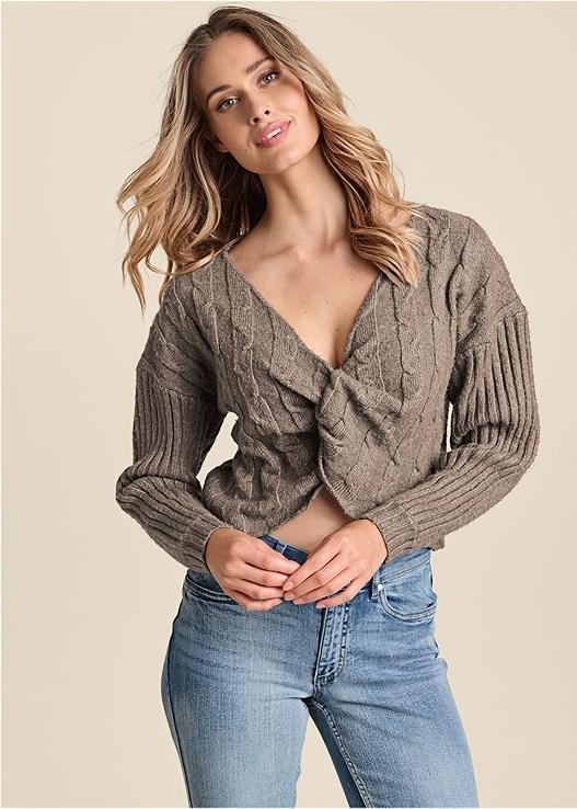 Twist Front Sweater Product Image