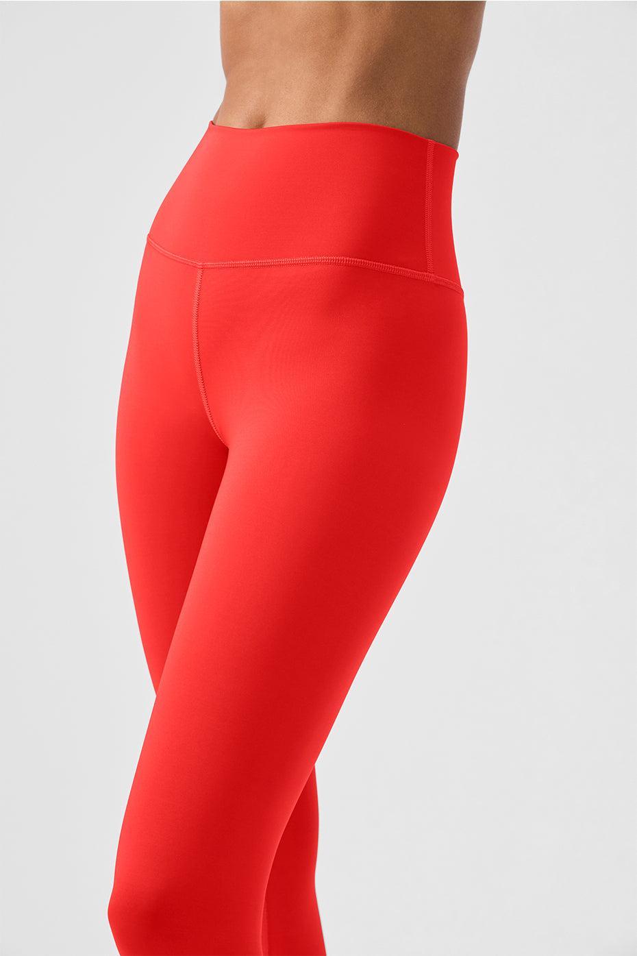 7/8 High-Waist Airlift Legging - Red Hot Summer Female Product Image