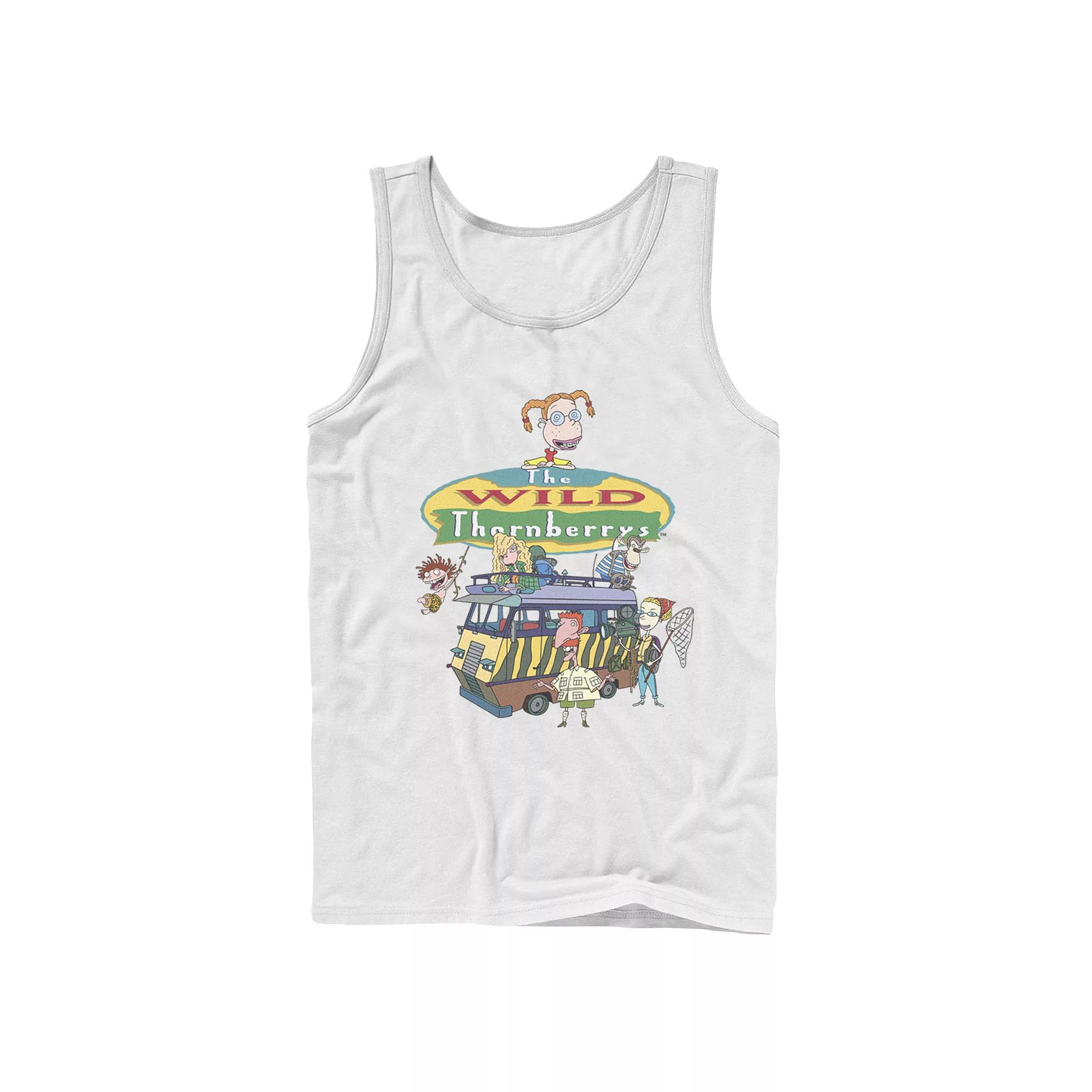 Mens Nickelodeon The Wild Thornberrys Family RV Logo Tank Top Product Image