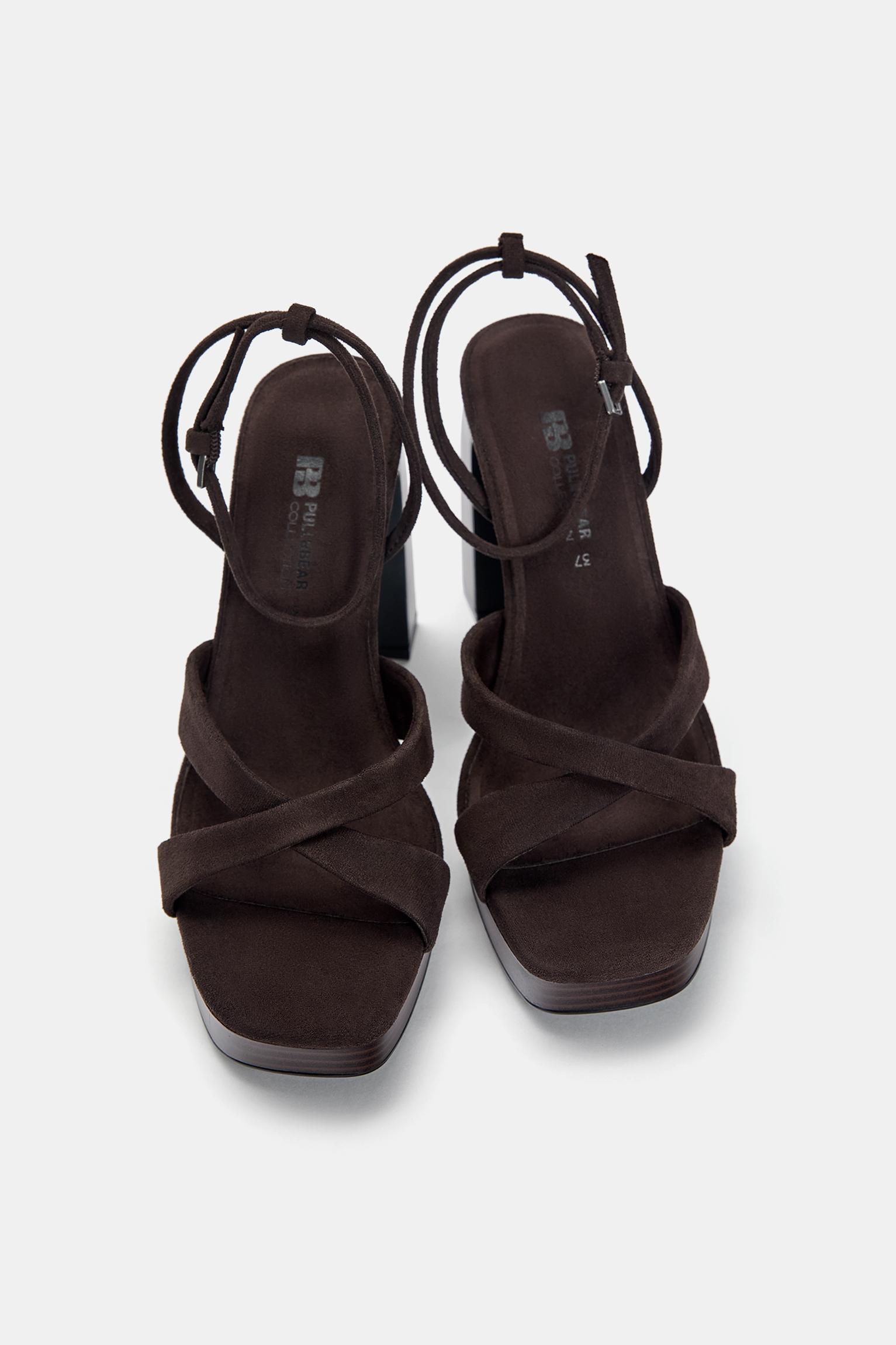 High-heel platform sandals Product Image