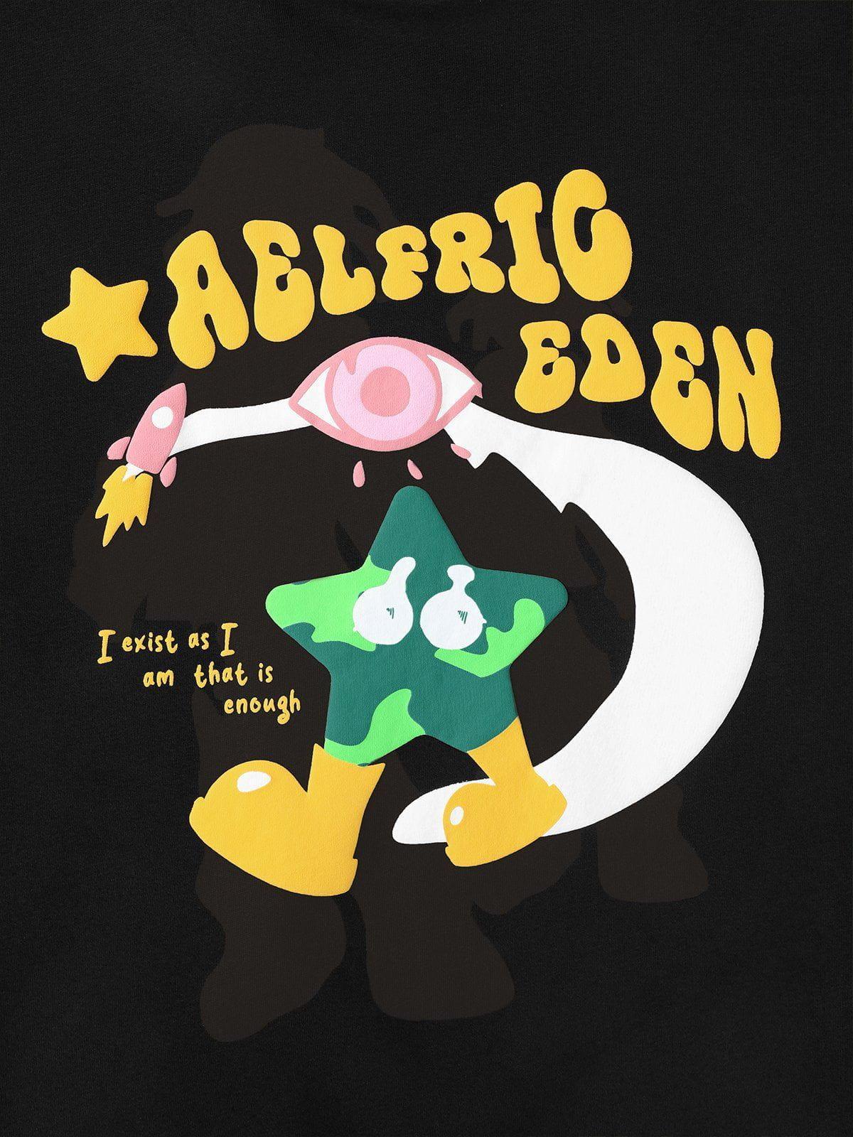 Aelfric Eden Oversized Walking Star Hoodie Product Image