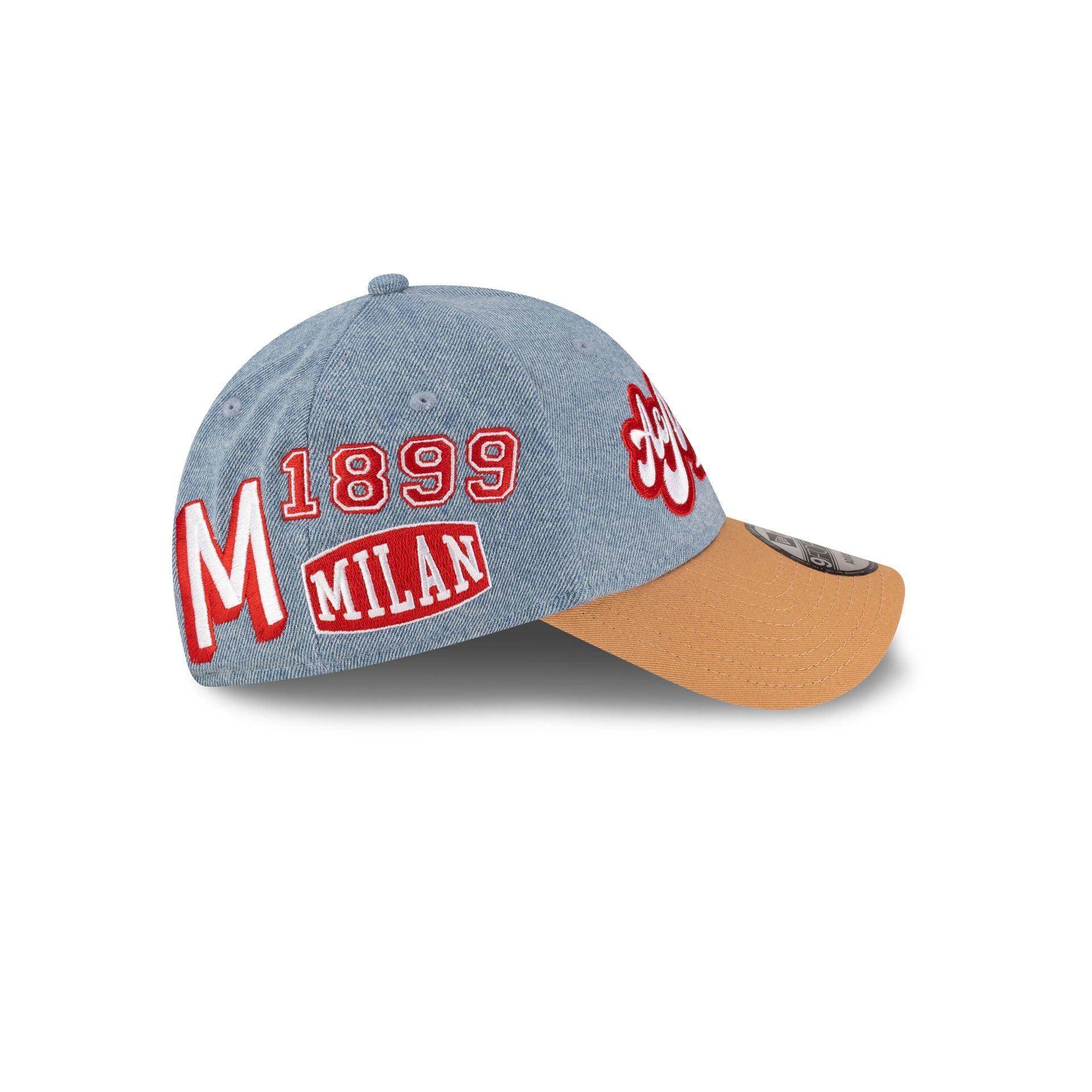 AC Milan Denim 9FORTY Adjustable Hat Male Product Image