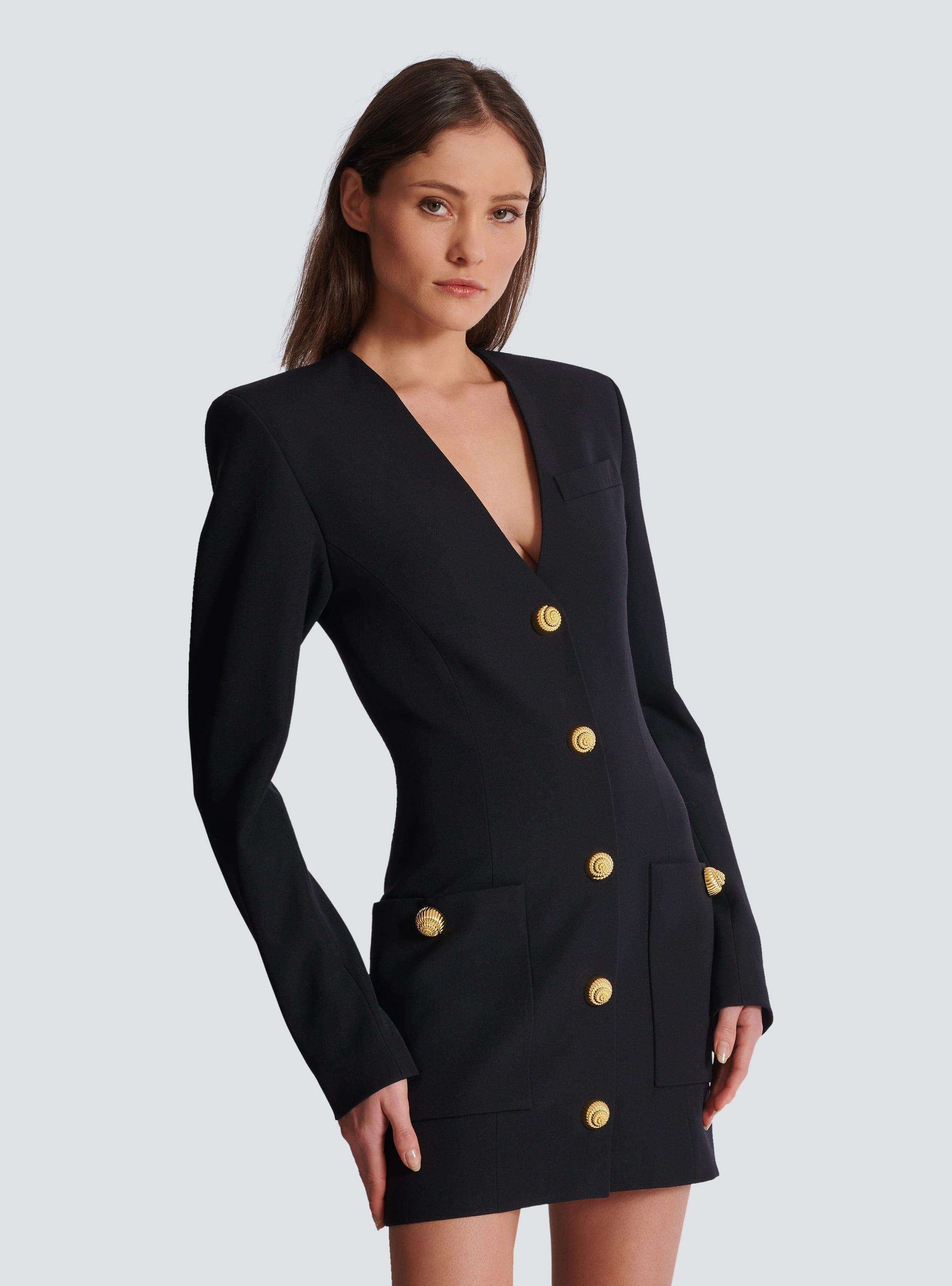 Short fitted button dress Product Image