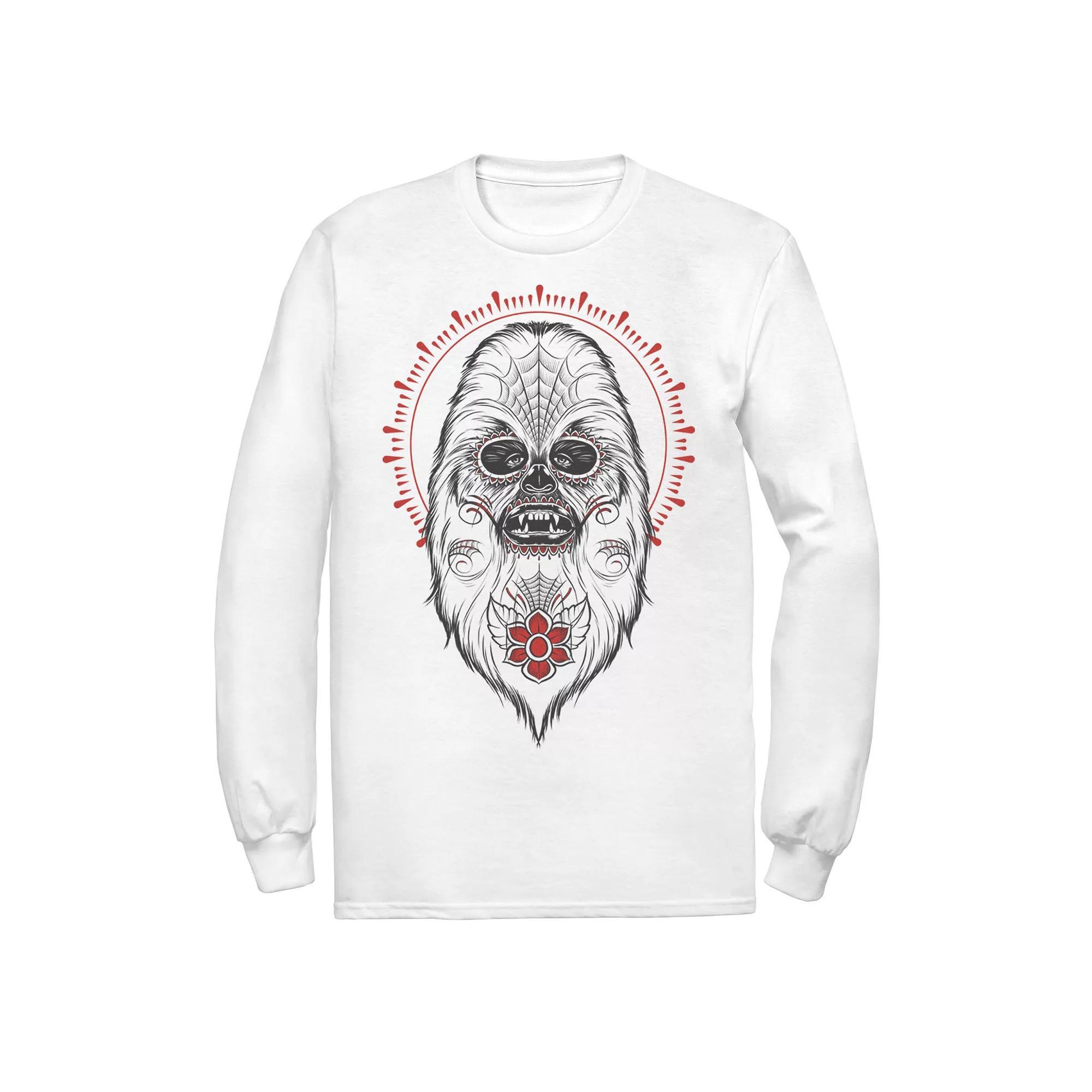 Men's Star Wars Day Of The Dead Chewbacca Portrait Tee,  Product Image