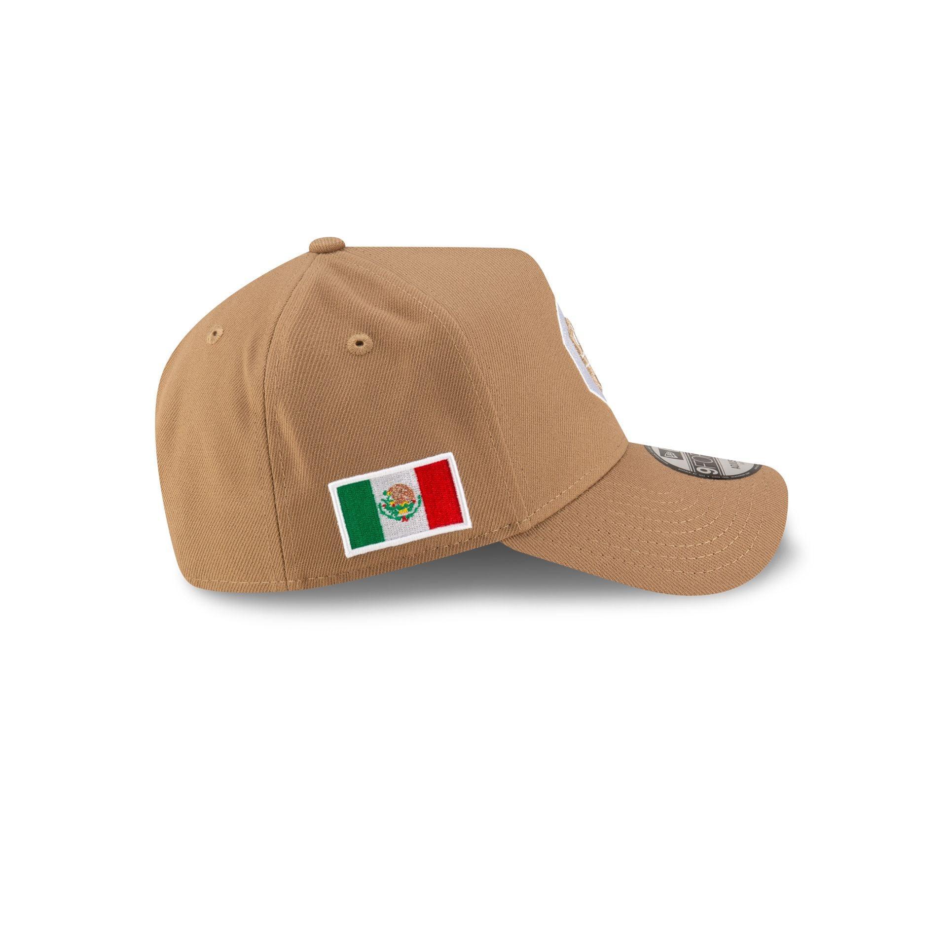 UFC Mexico Khaki Glove 9FORTY A-Frame Snapback Hat Male Product Image