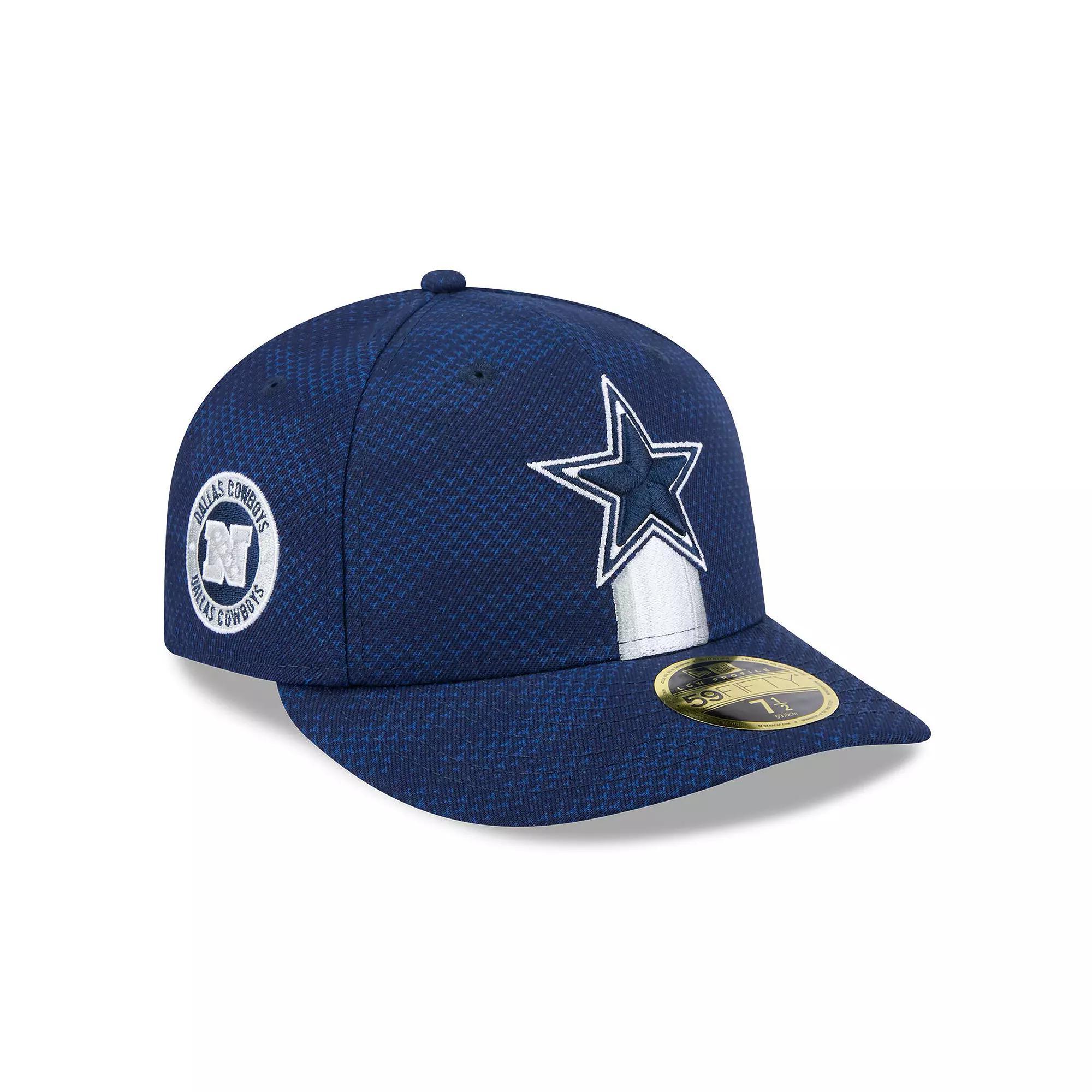 Men's New Era Navy Dallas Cowboys 2024 Sideline Low Profile 59FIFTY Fitted Hat,  Product Image