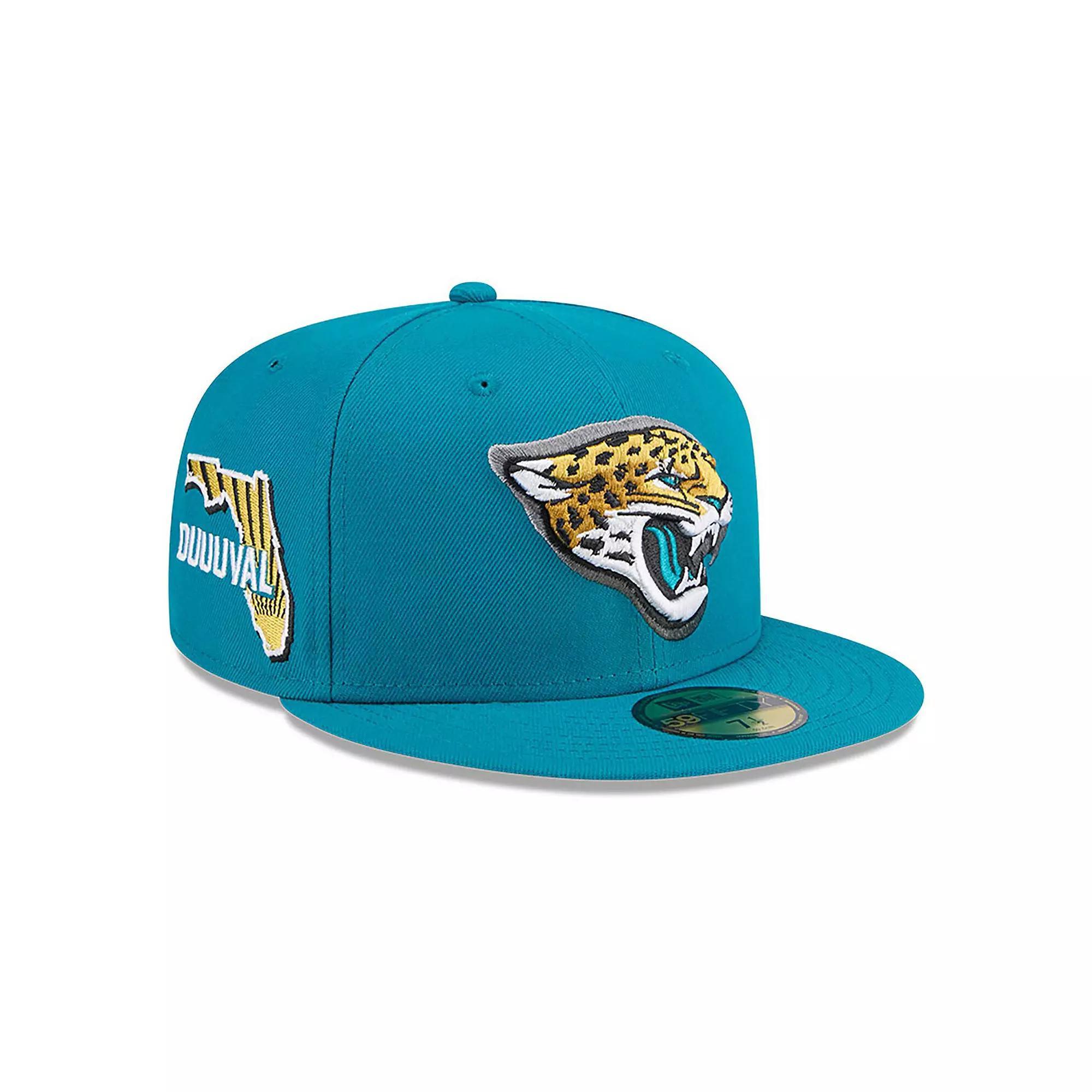 Men's New Era Teal Jacksonville Jaguars 2024 NFL Draft 59FIFTY Fitted Hat,  Product Image
