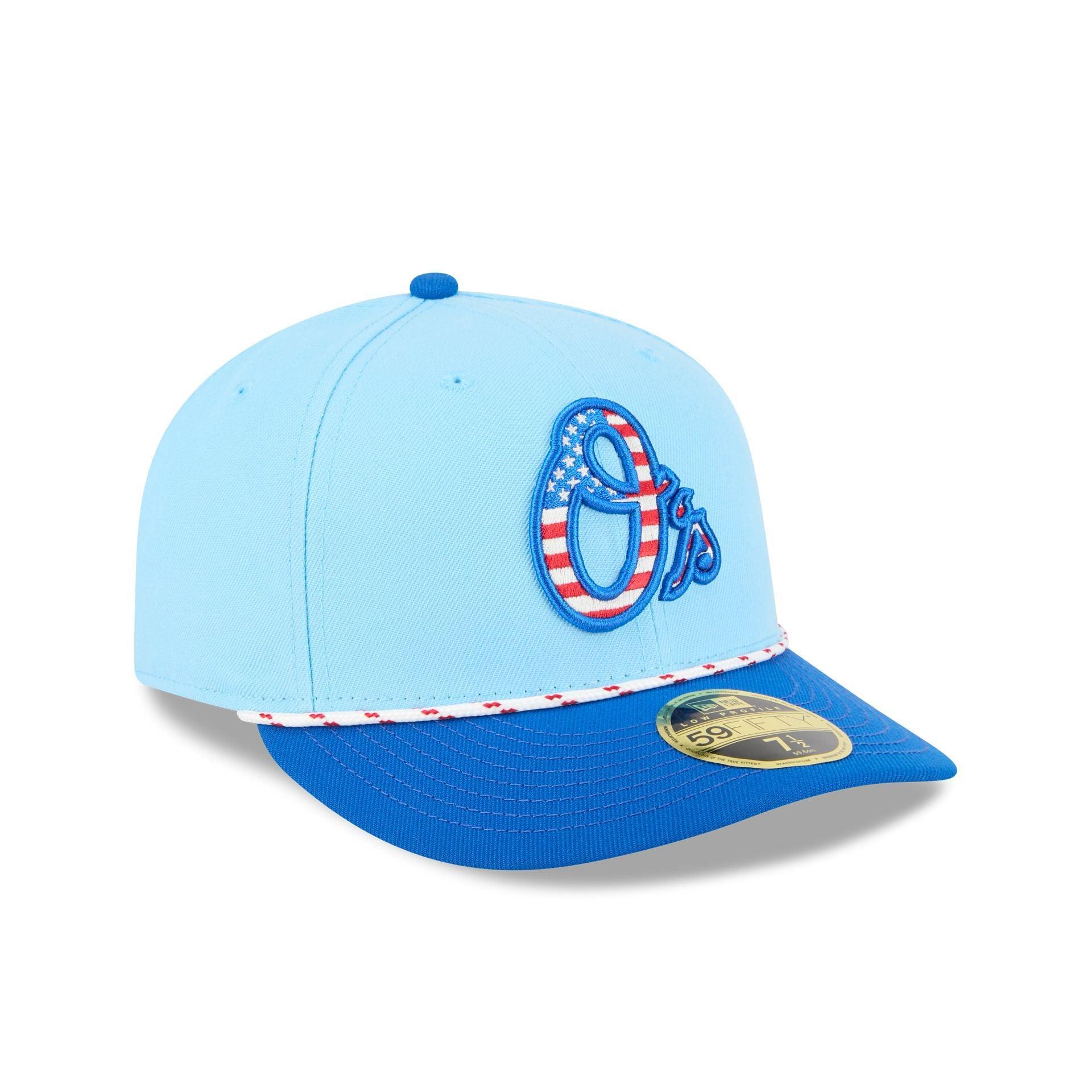 Baltimore Orioles Independence Day 2025 Low Profile 59FIFTY Fitted Hat Male Product Image