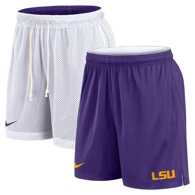 Men's Nike White/Black Georgia Bulldogs Primetime Reversible Performance Shorts, Size: 2XL Product Image
