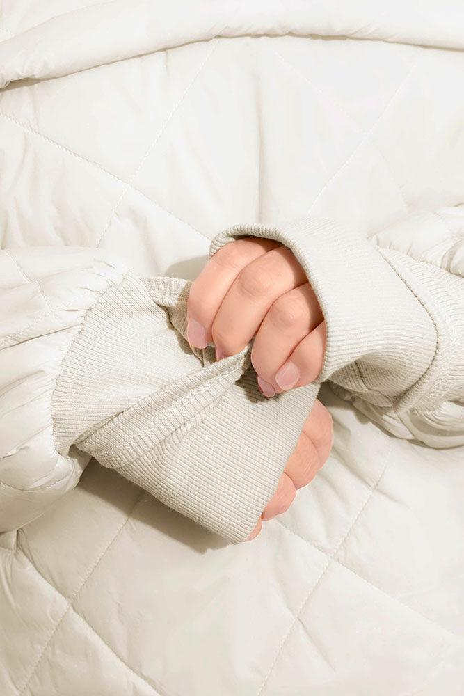 Pillow Packable Puffer Jacket - Coconut Cream Product Image