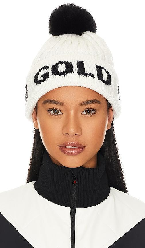 GOLDBERGH Beanie Hodd Faux Fur In White Product Image