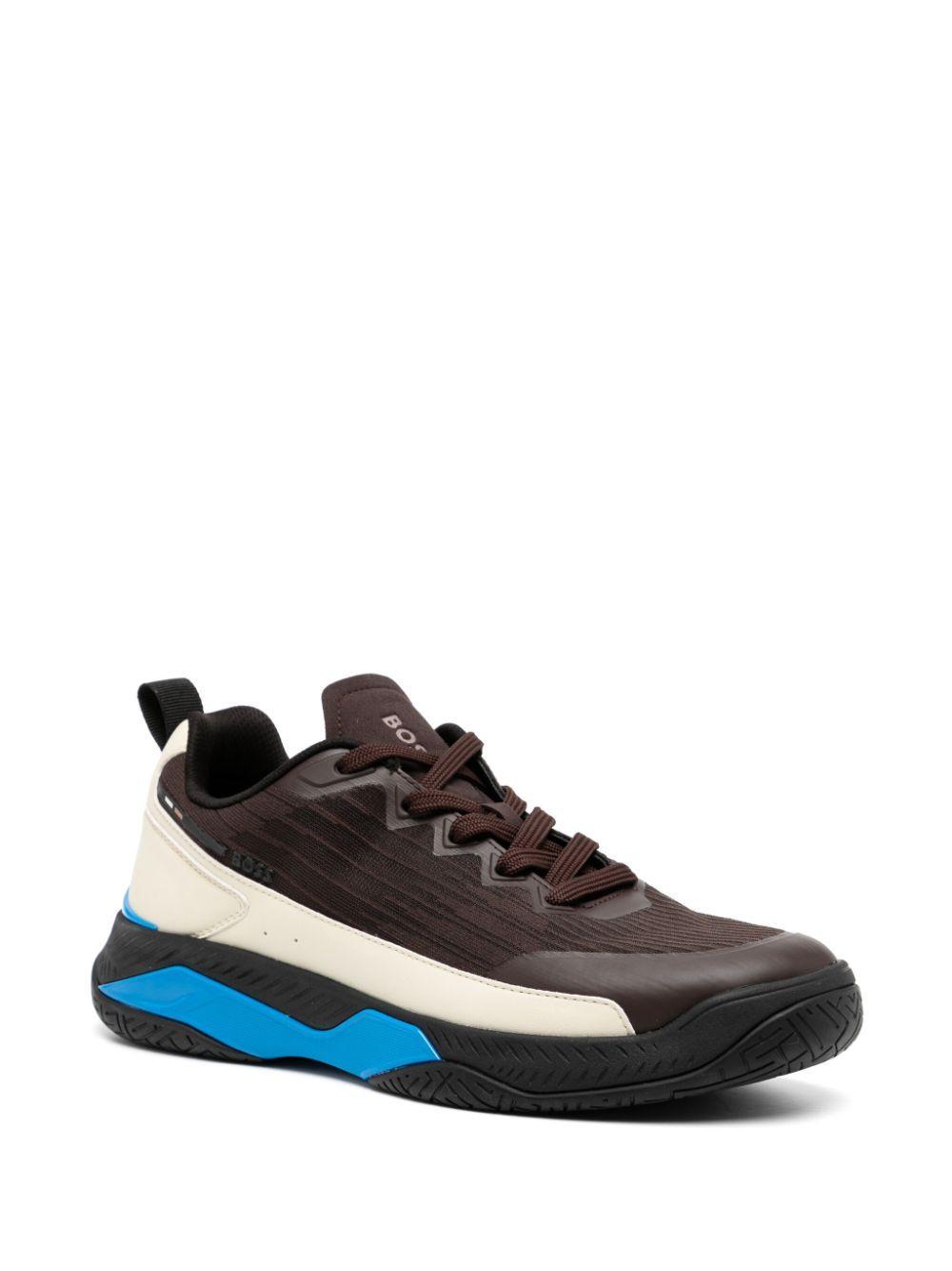 HUGO BOSS Mixed-material Trainers In Multi Product Image