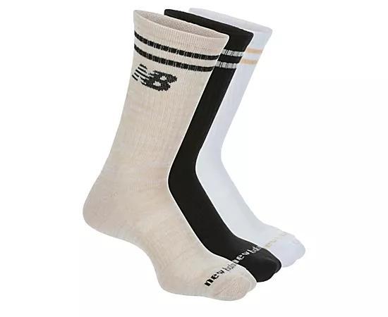 New Balance Womens Crew Socks 3 Pairs Product Image