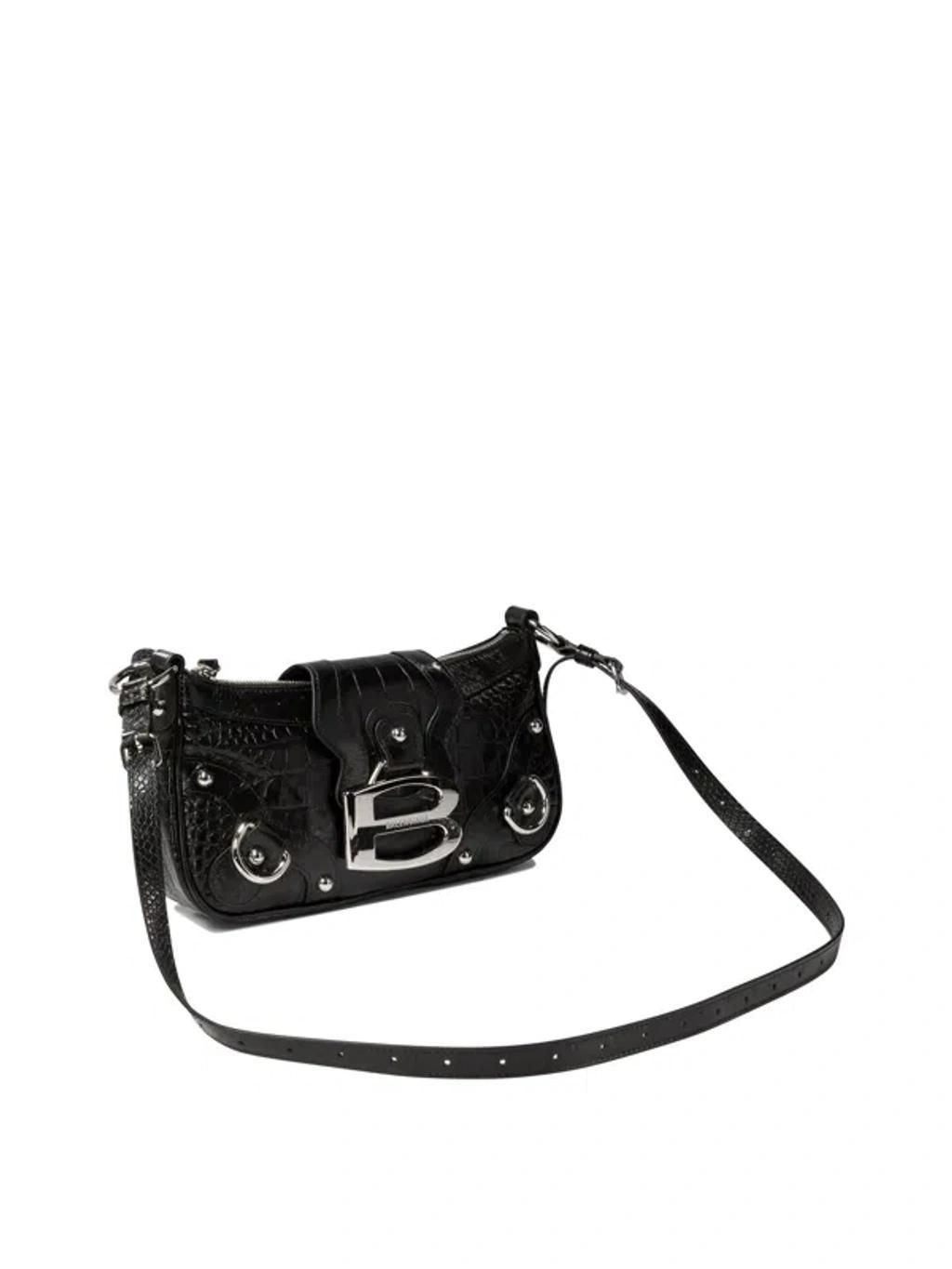 BALENCIAGA Essex Small Crossbody Bags Black Product Image