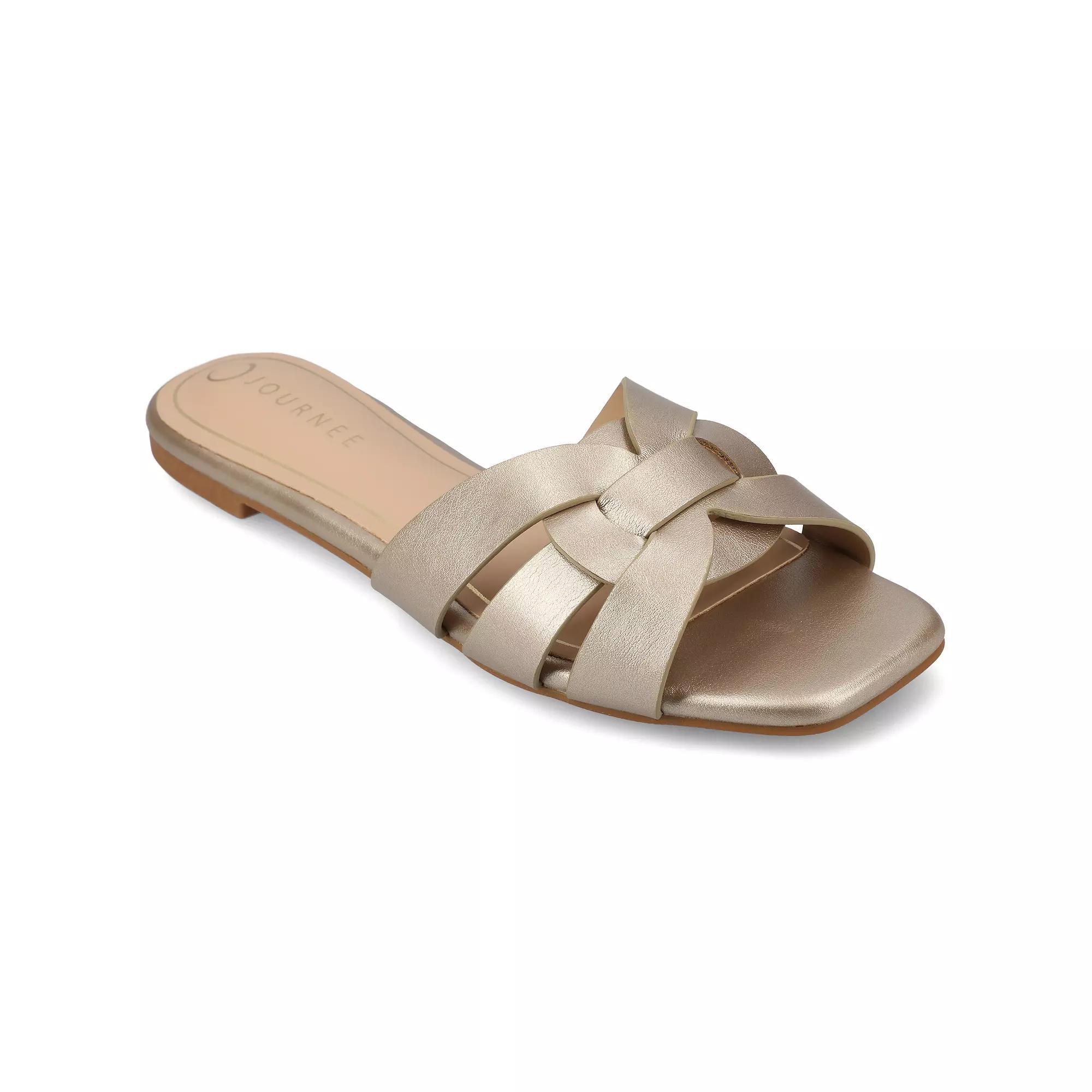 Journee Collection Womens Arrina Flat Sandal Product Image